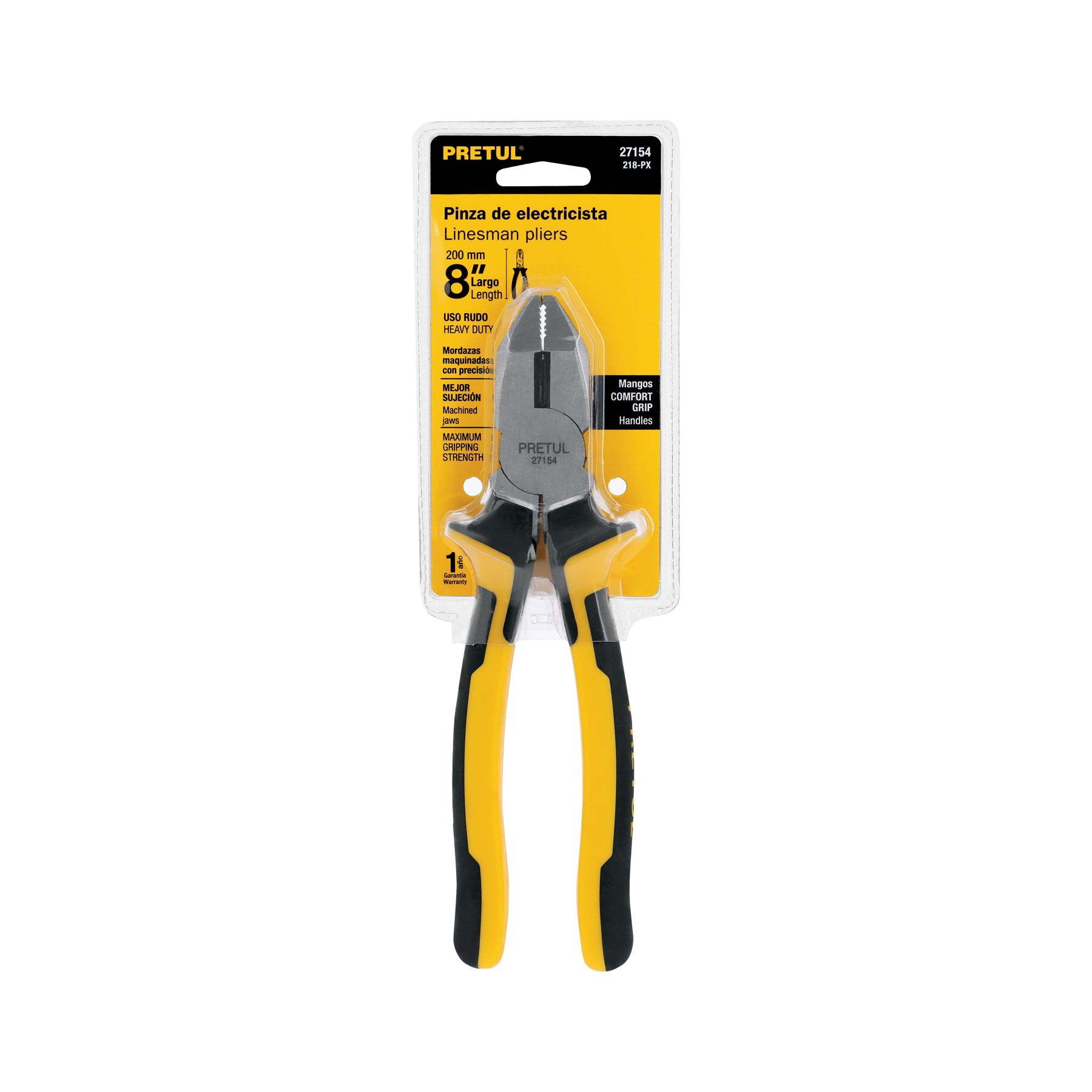 Pinza p/electricista 8' cabeza cuadrada Comfort Grip, Pretul