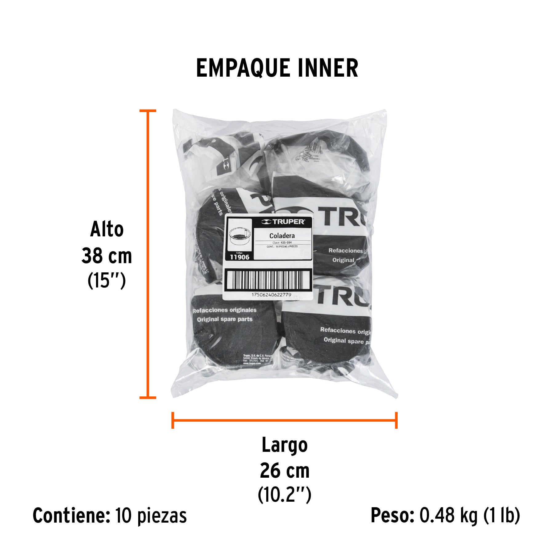 Coladera para fumigadora FM-425
