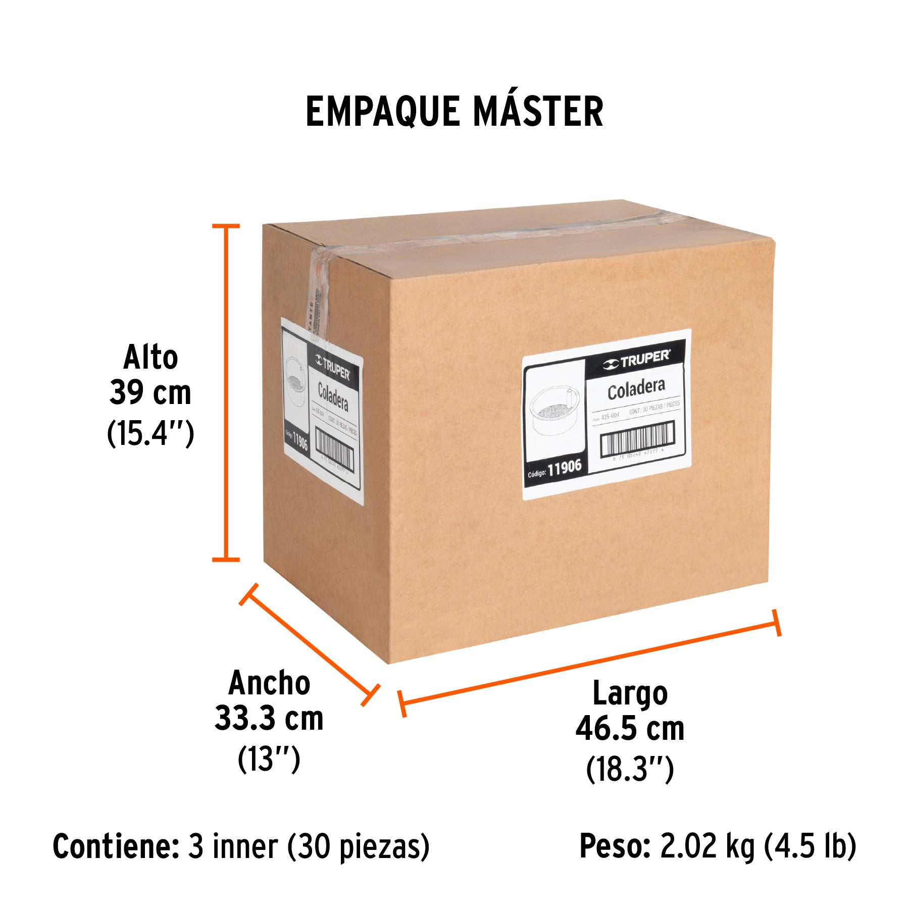 Coladera para fumigadora FM-425