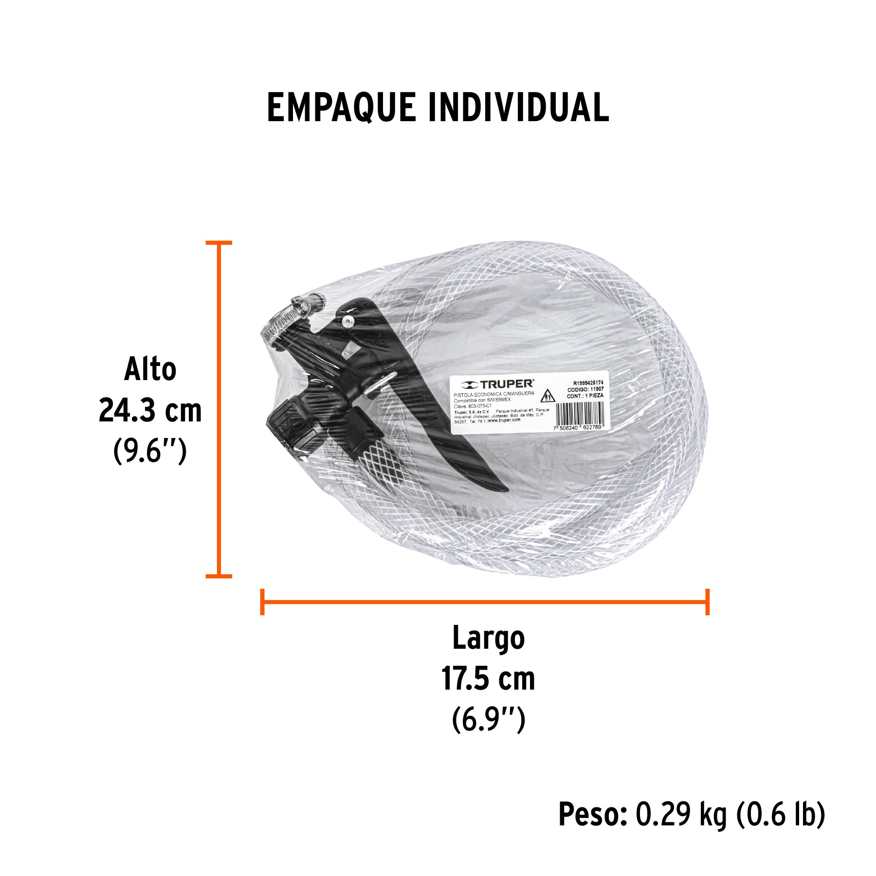 Pistola económica con manguera completa para FM-425