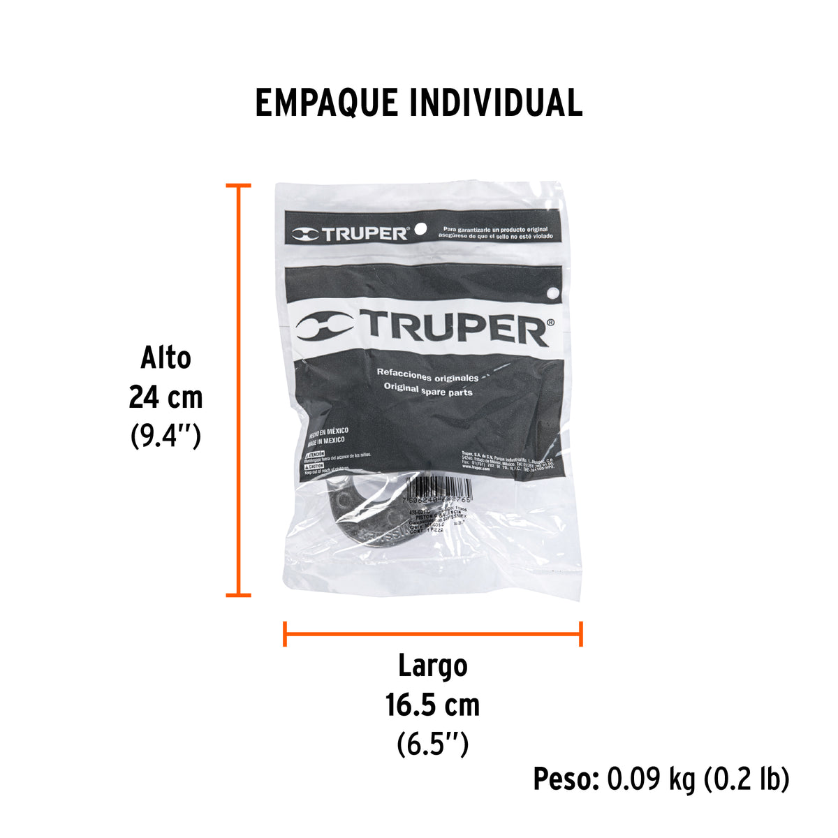 Pistón con perno integrado completo para fumigadora FM-425