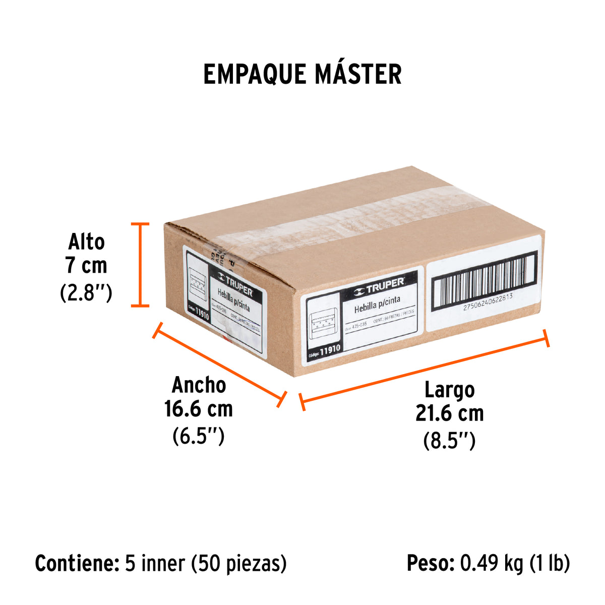 Hebilla para cinta para fumigadora FM-425
