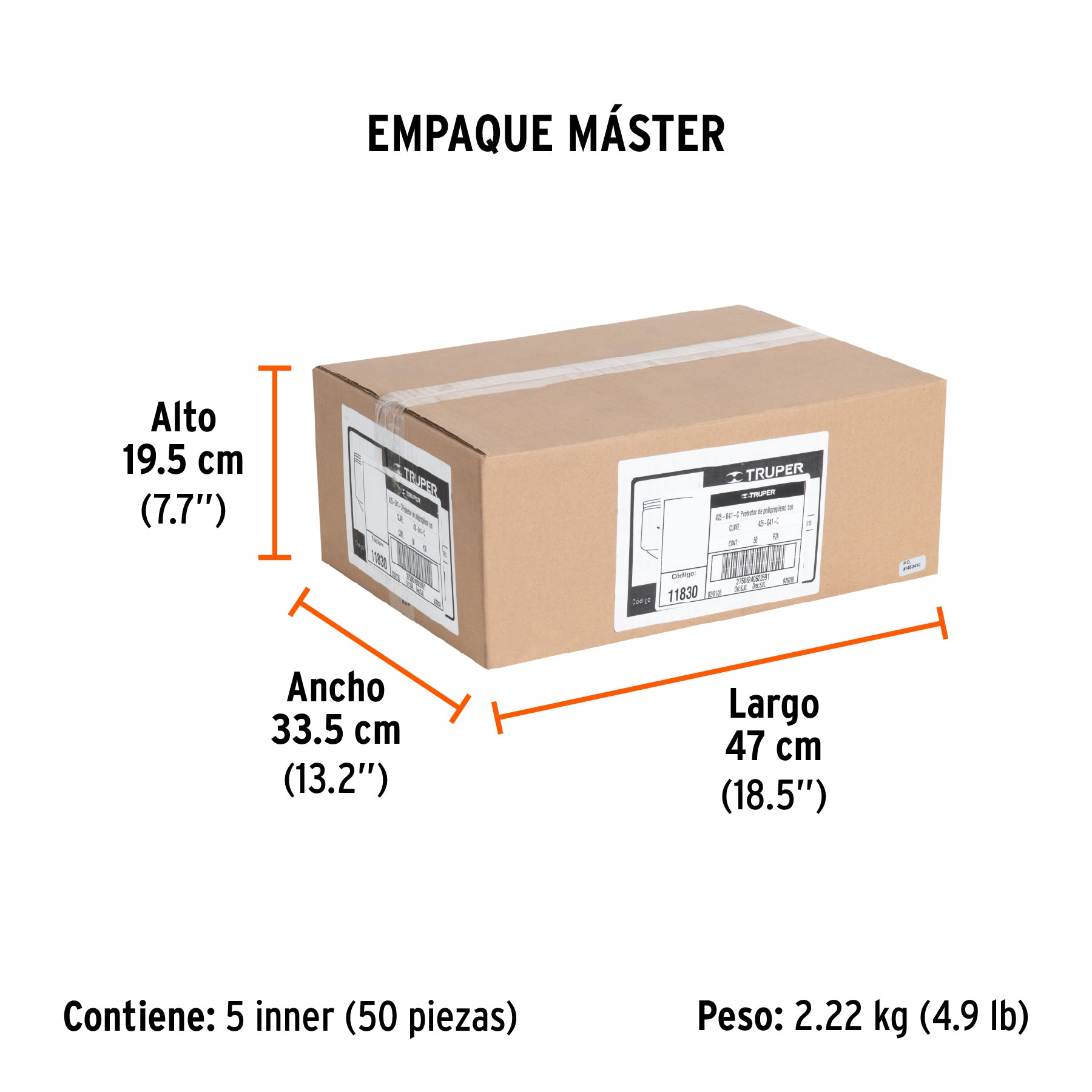 Protector con perno completo para fumigadora FM-425