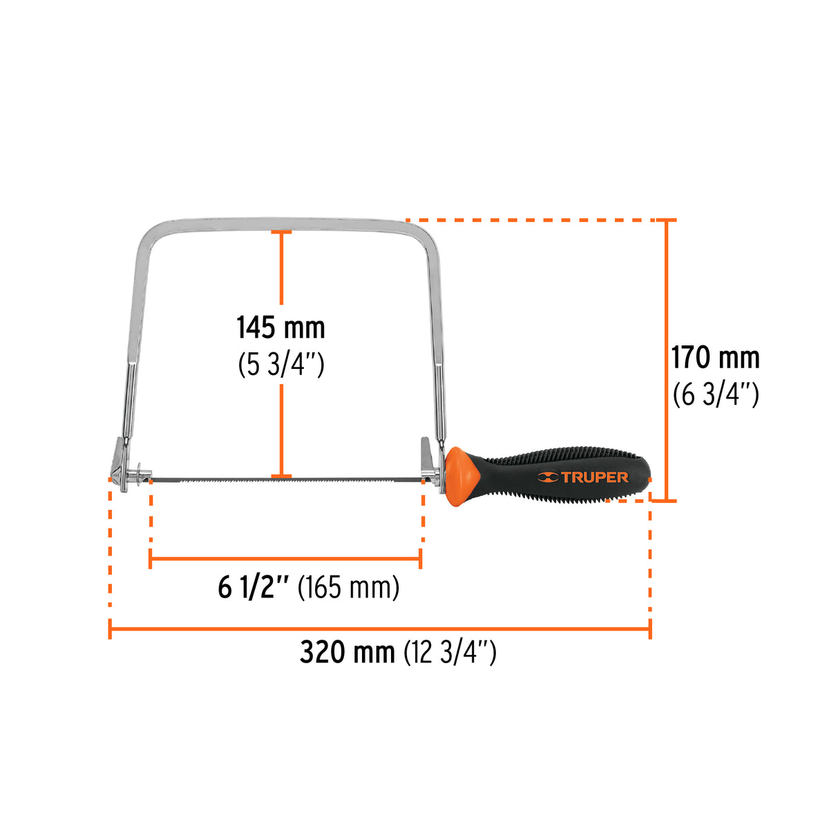 Arco calador para segueta 6"