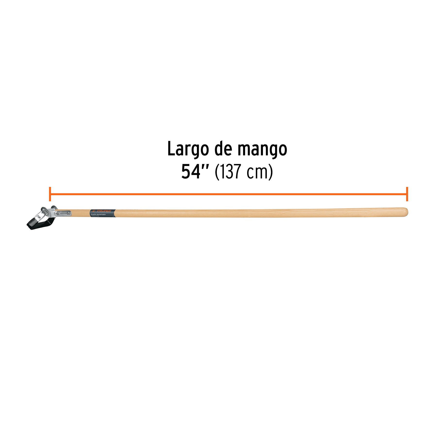 Deshierbador con mango de fresno de 54"
