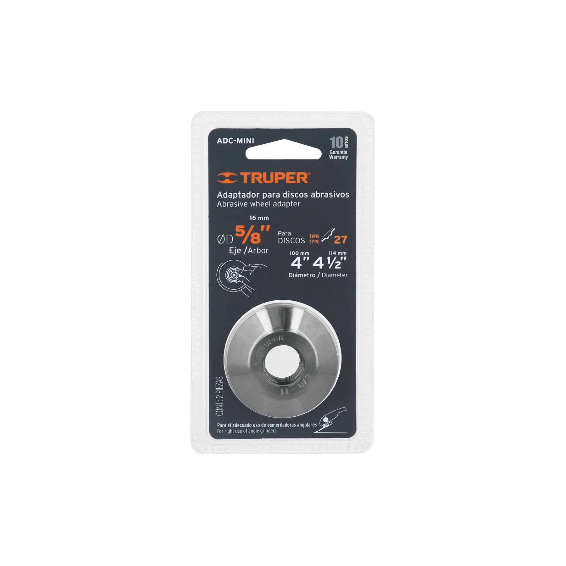 Adaptador para discos de 4 y 4-1/2", tipo 42