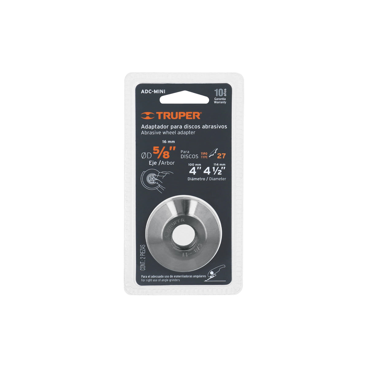Adaptador para discos de 4 y 4-1/2", tipo 42
