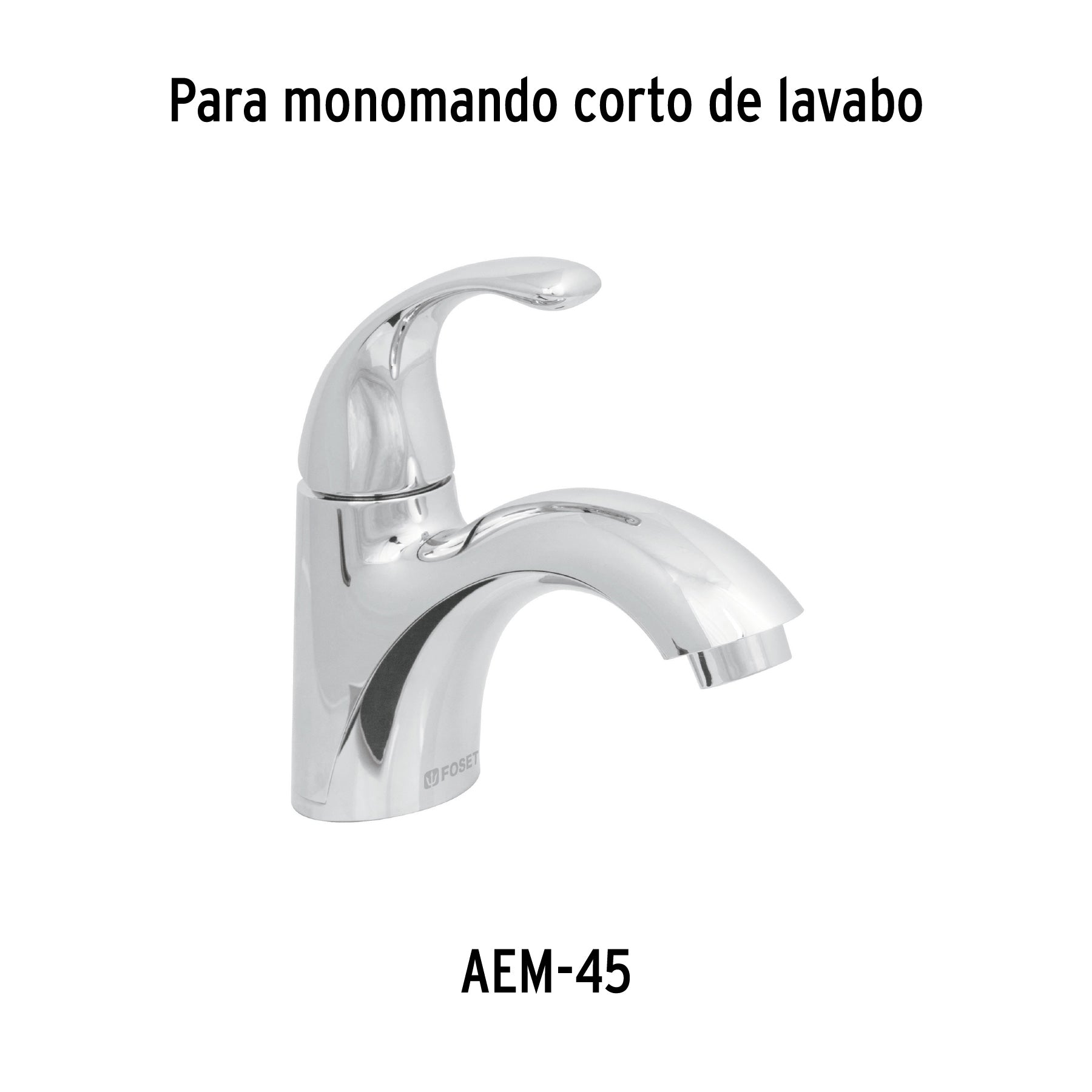 Maneral palanca para monomando lavabo AEM-45, cromo, AERO