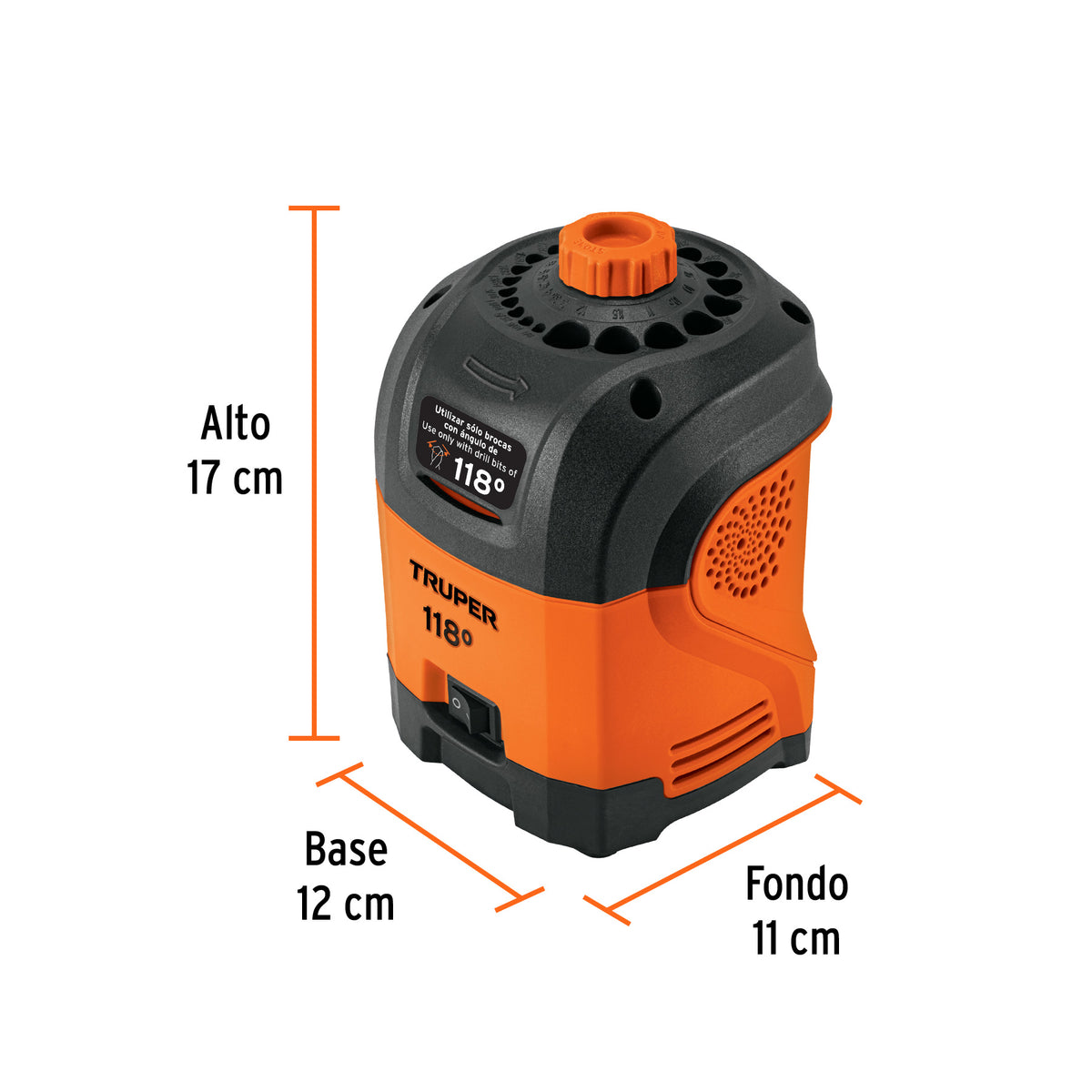 Afilador eléctrico de brocas