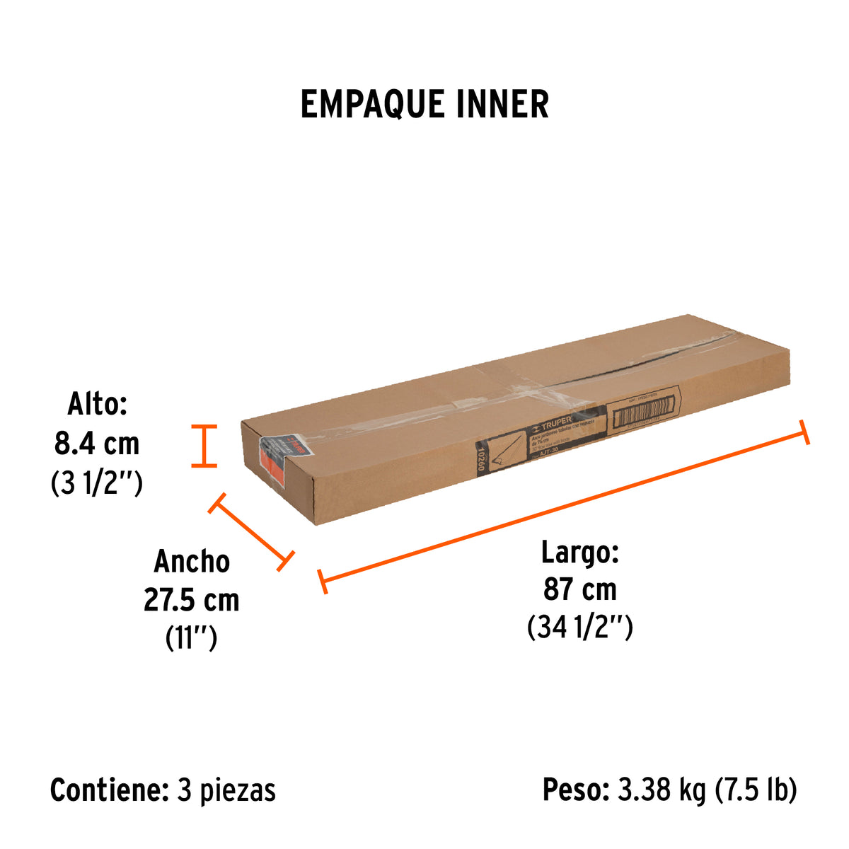 Arco jardinero tubular, 30"