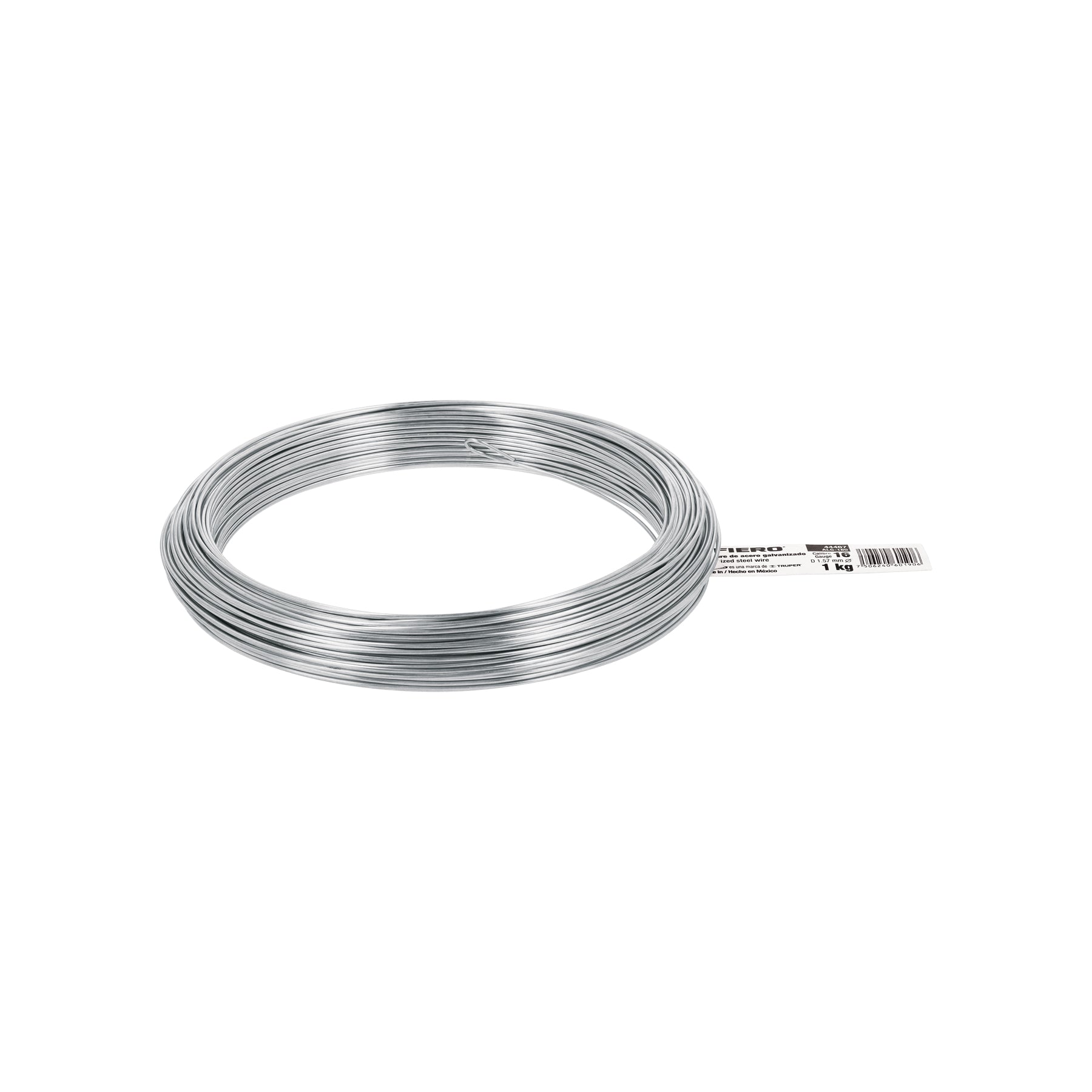 Alambre galvanizado, calibre 16