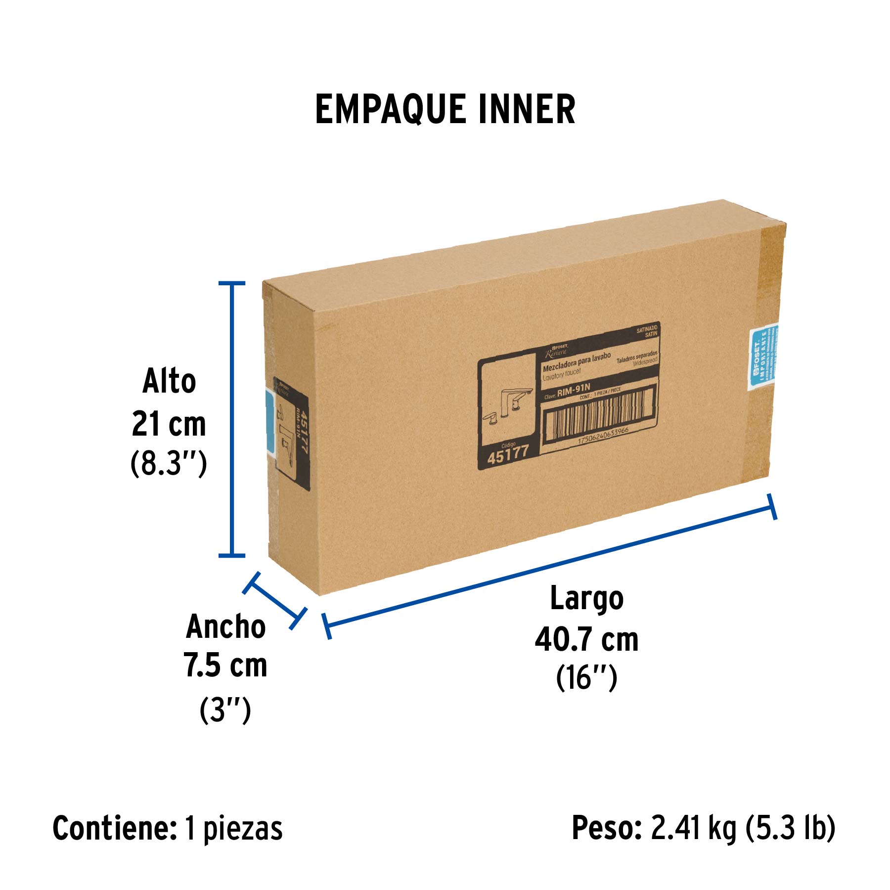 Alambre galvanizado, rollo 30 g, en bolsa, calibre 16