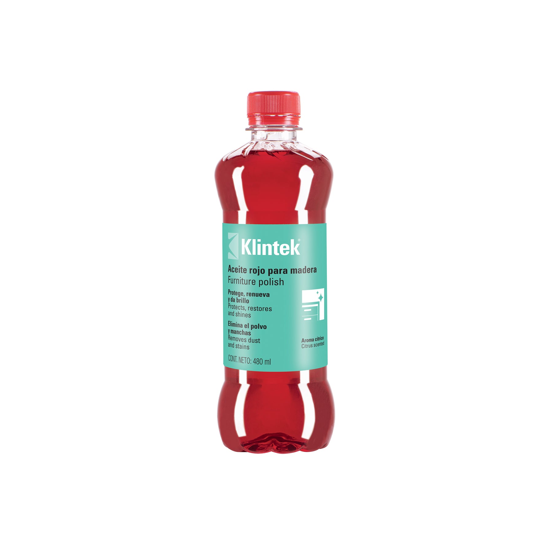 Aceite rojo para muebles 480 ml