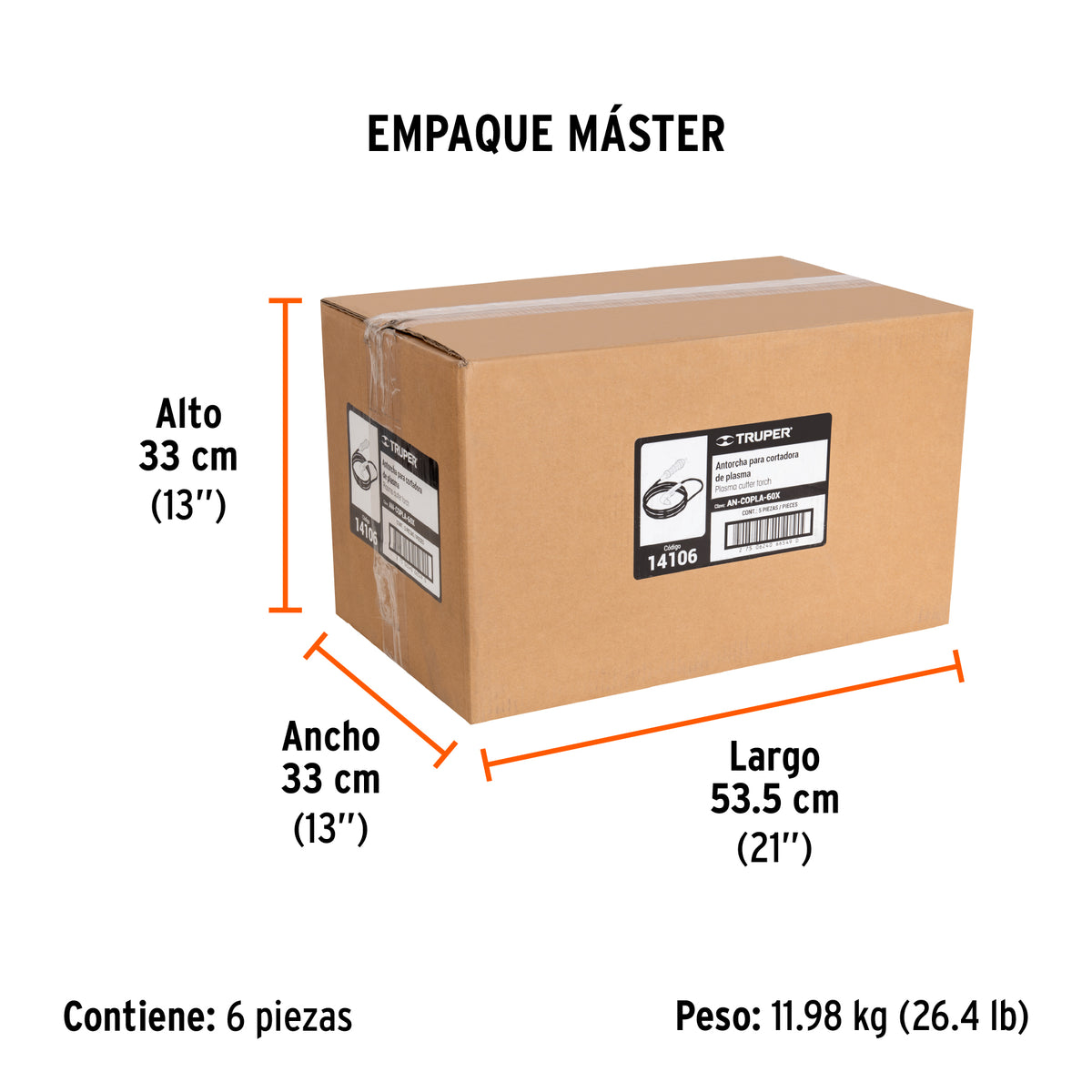 Antorcha para cortadora de plasma COPLA-60X