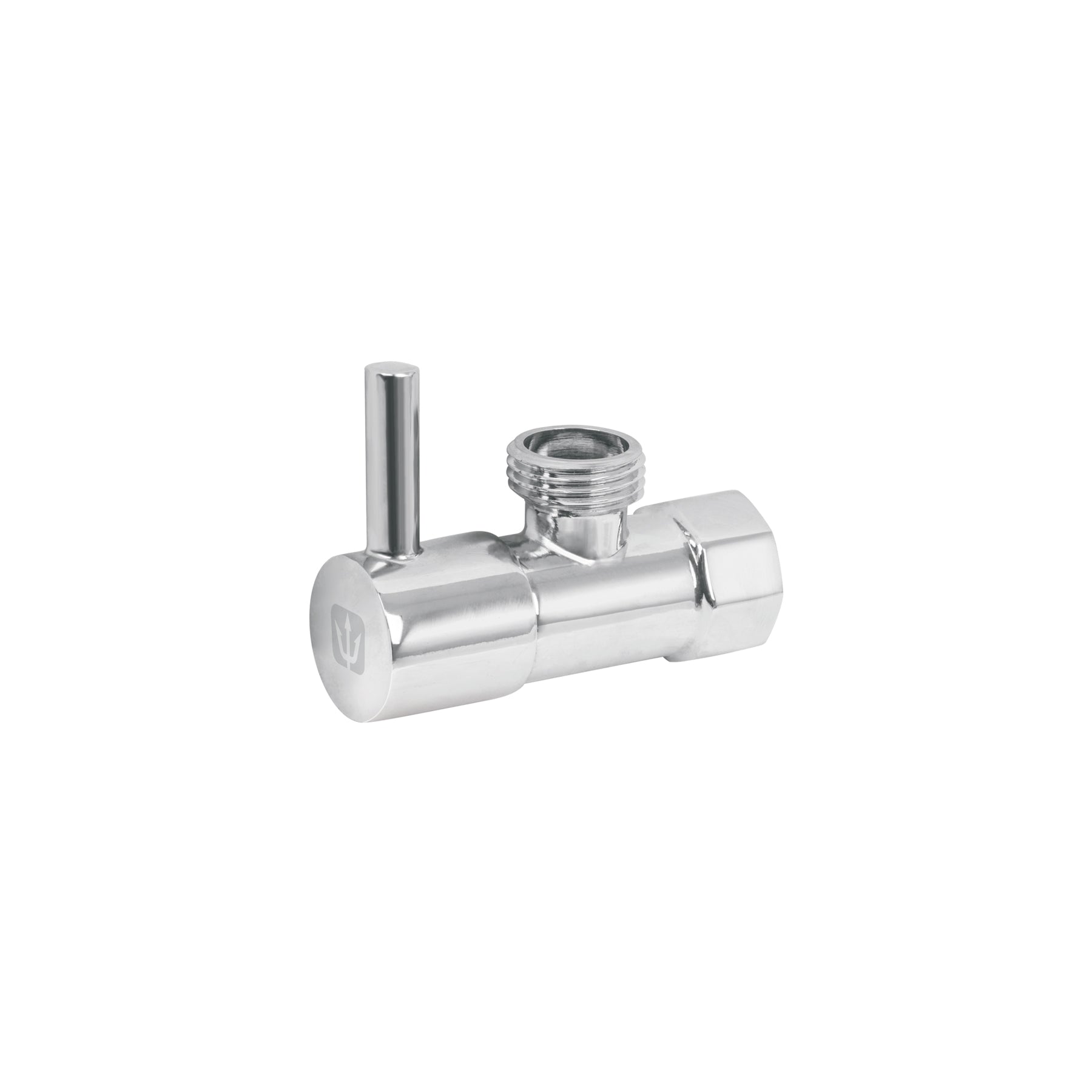 Llave angular, 1/4 vuelta, sin contratuerca, maneral palanca