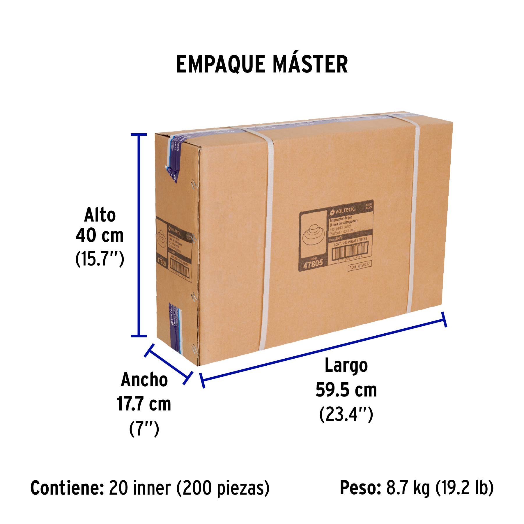 Interruptor de pie, Volteck