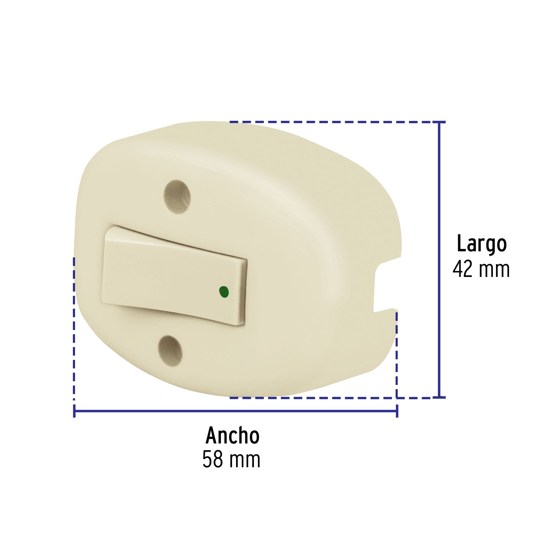 Interruptor de sobreponer sencillo a granel