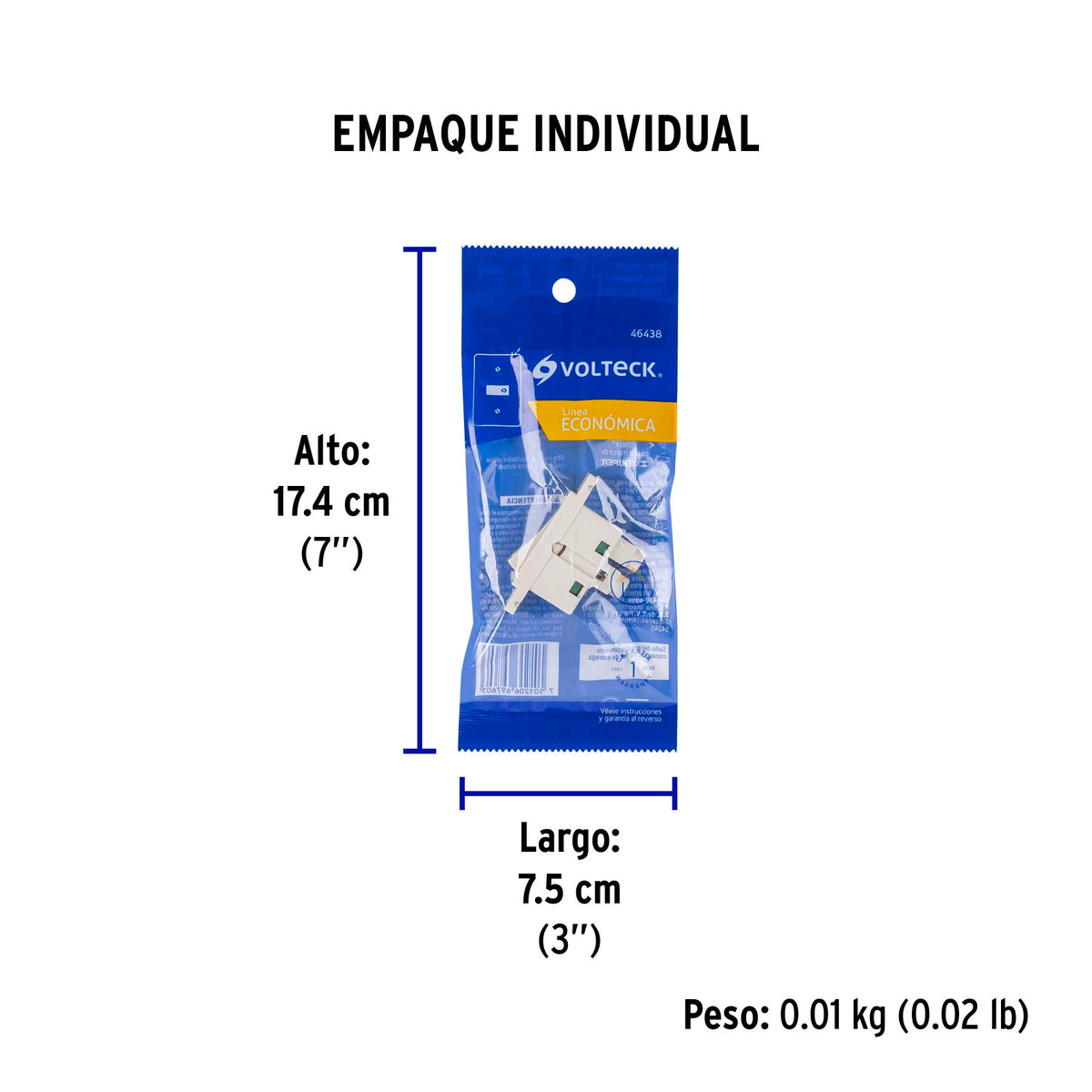 Interruptor para timbre, línea Económica