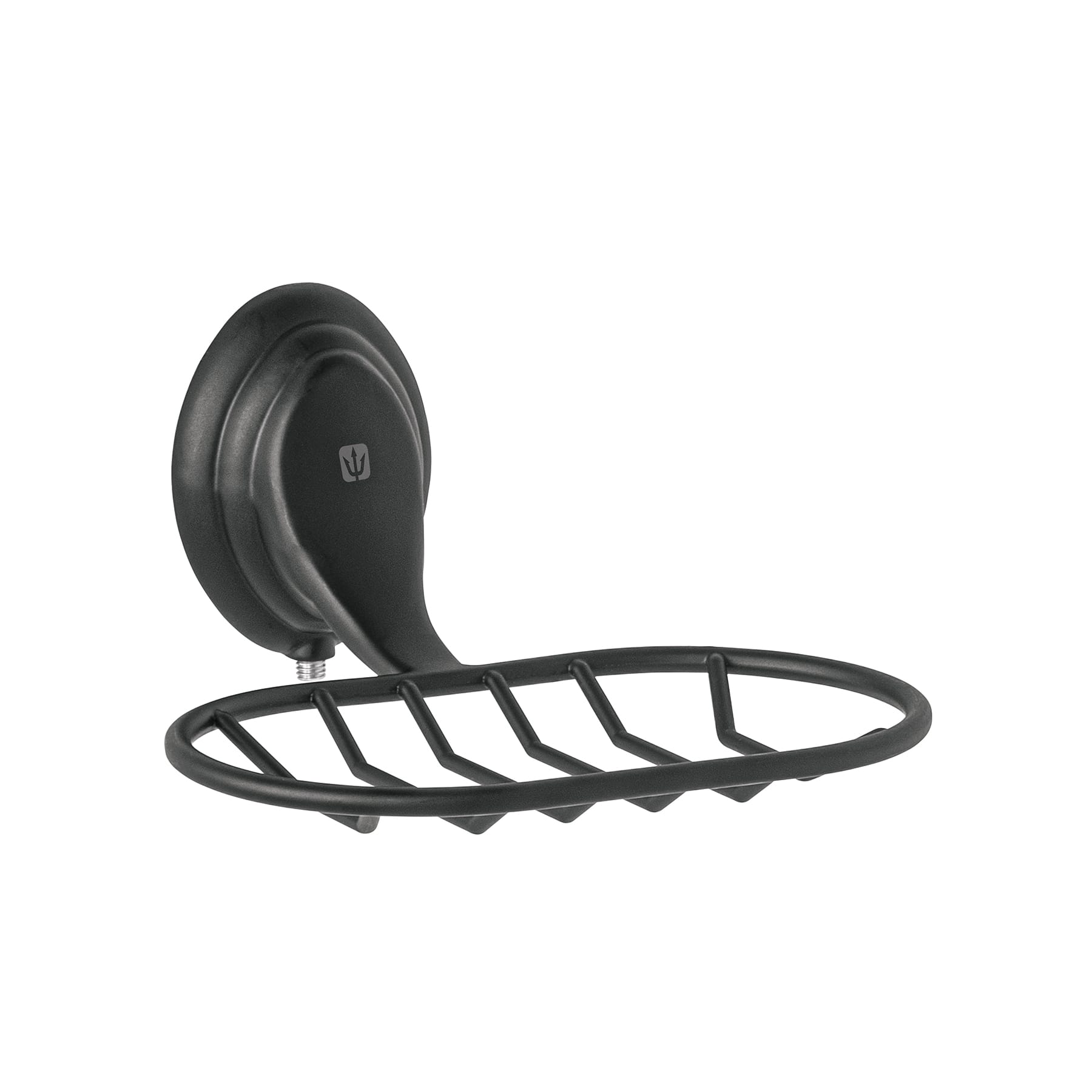 Jabonera metálica negro, Foset Aqua