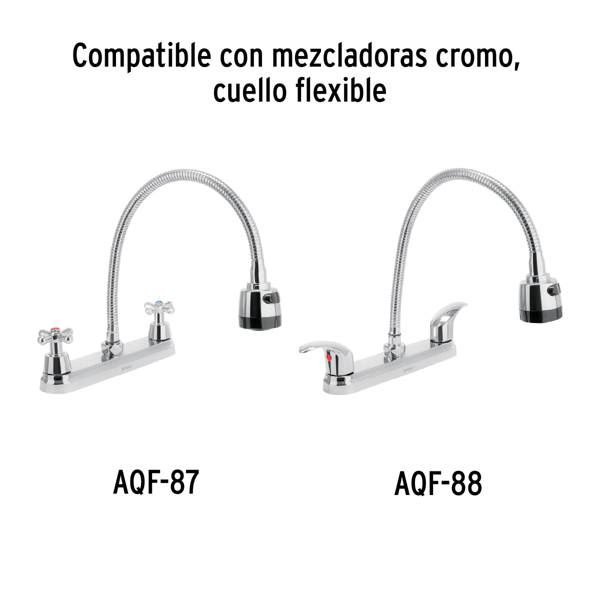 Cuello flexible de repuesto para fregadero, Foset