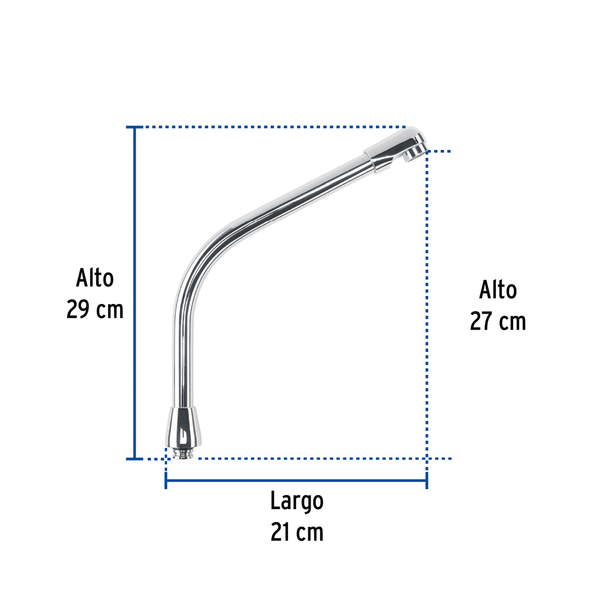 Cuello tipo cobra para mezcladora de fregadero, Foset
