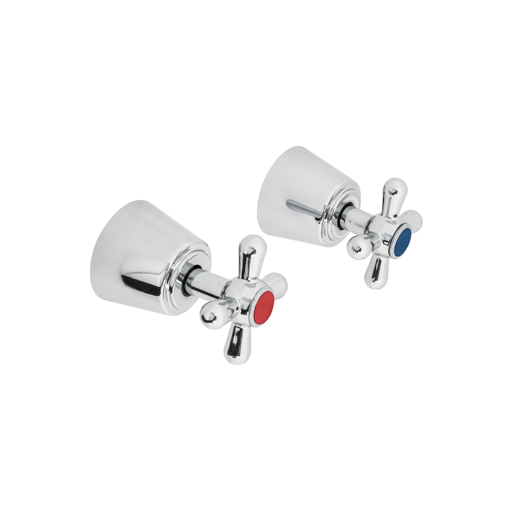 Jgo 2 piezas manerales grandes, cruceta, empotrar, Aqua