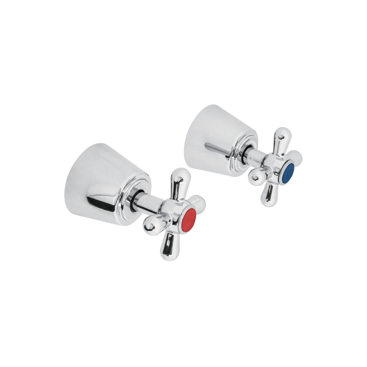 Jgo 2 piezas manerales grandes, cruceta, empotrar, Aqua