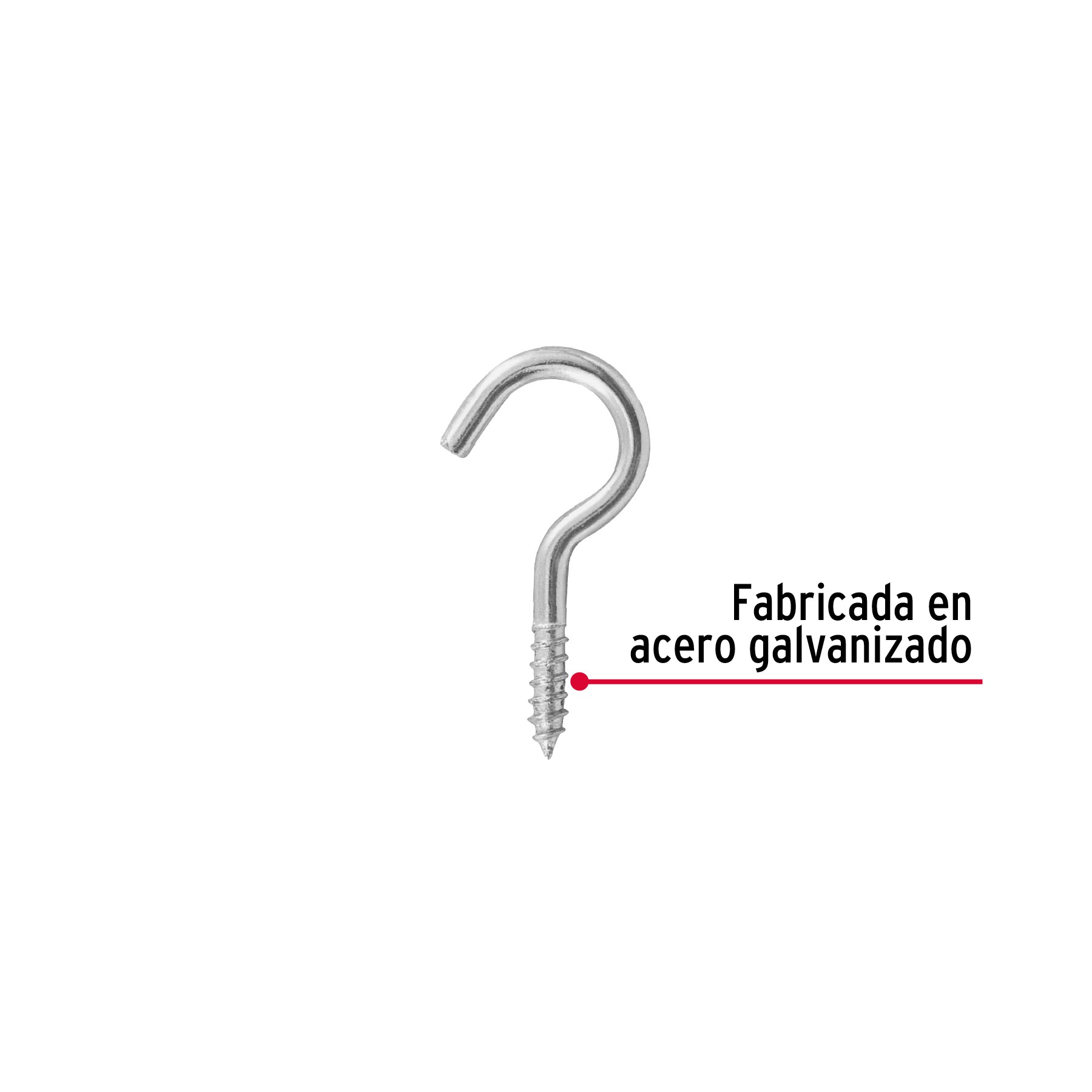 Armella 17 x 40, abierta, caja con 144 pzas