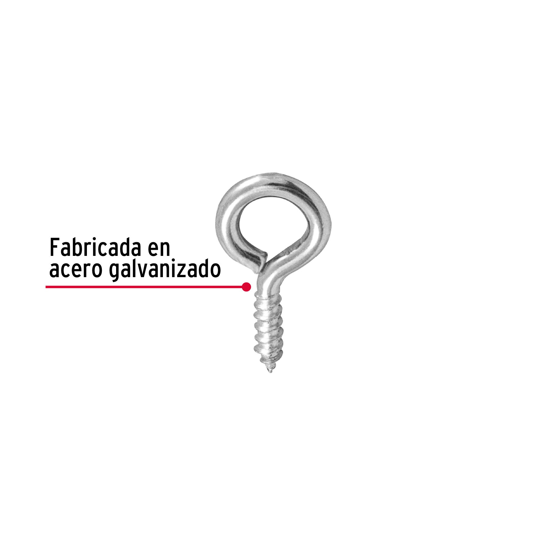 Blíster con 20 armellas cerradas de 17 x 40, Fiero