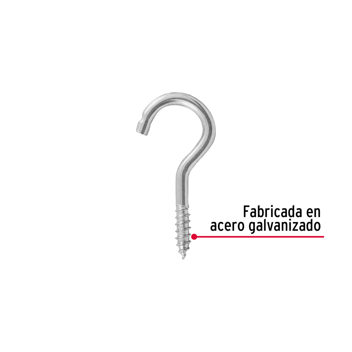 Armella 19 x 60, abierta, caja con 144 pzas