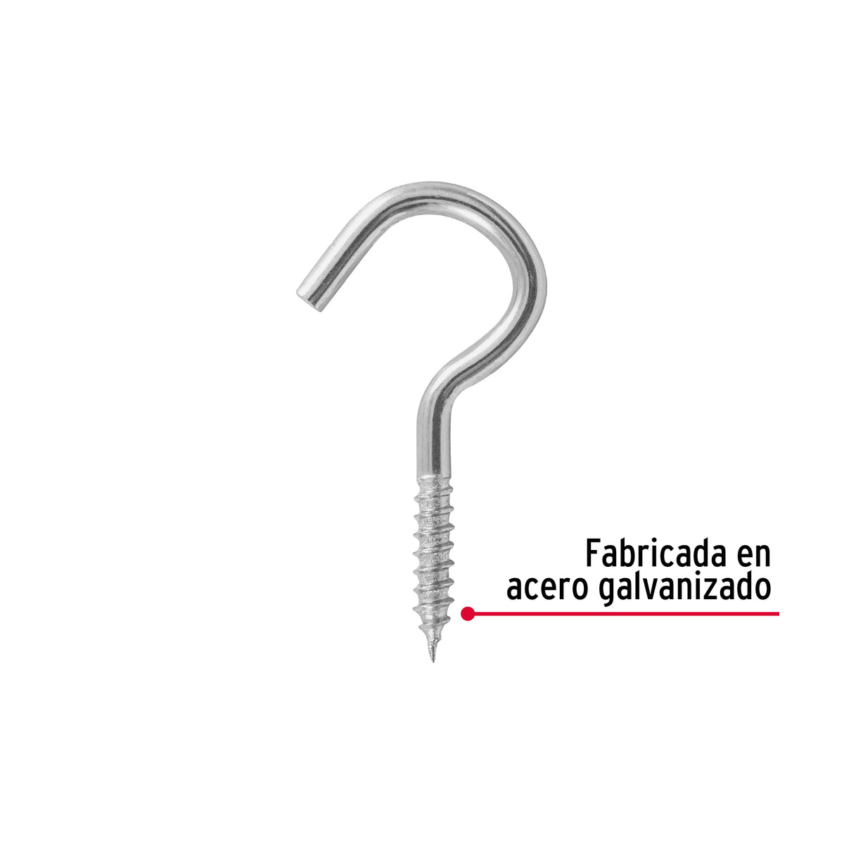 Armella 21 x 80, abierta, caja con 144 pzas