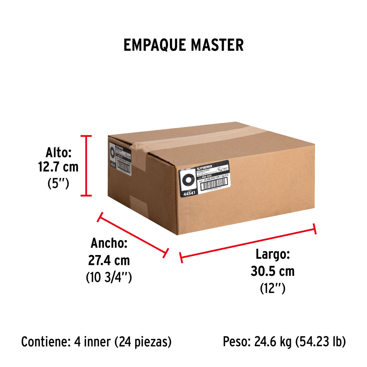 Arandela de acero galvanizado de 5/32", bolsa de 1 kg