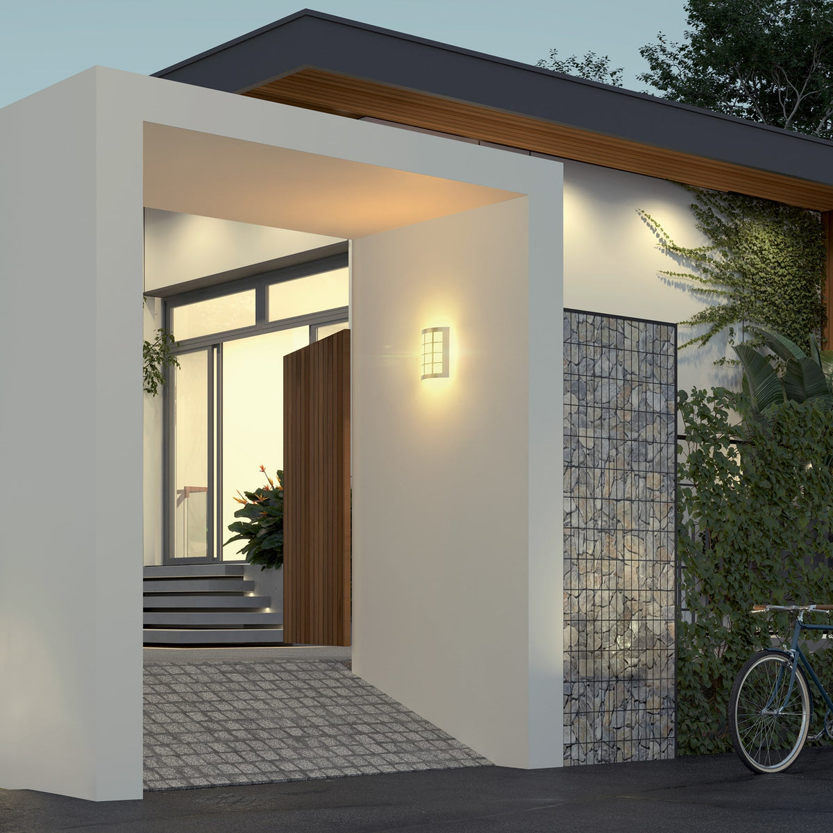 Arbotante exterior decorativo, 1xE26/E27