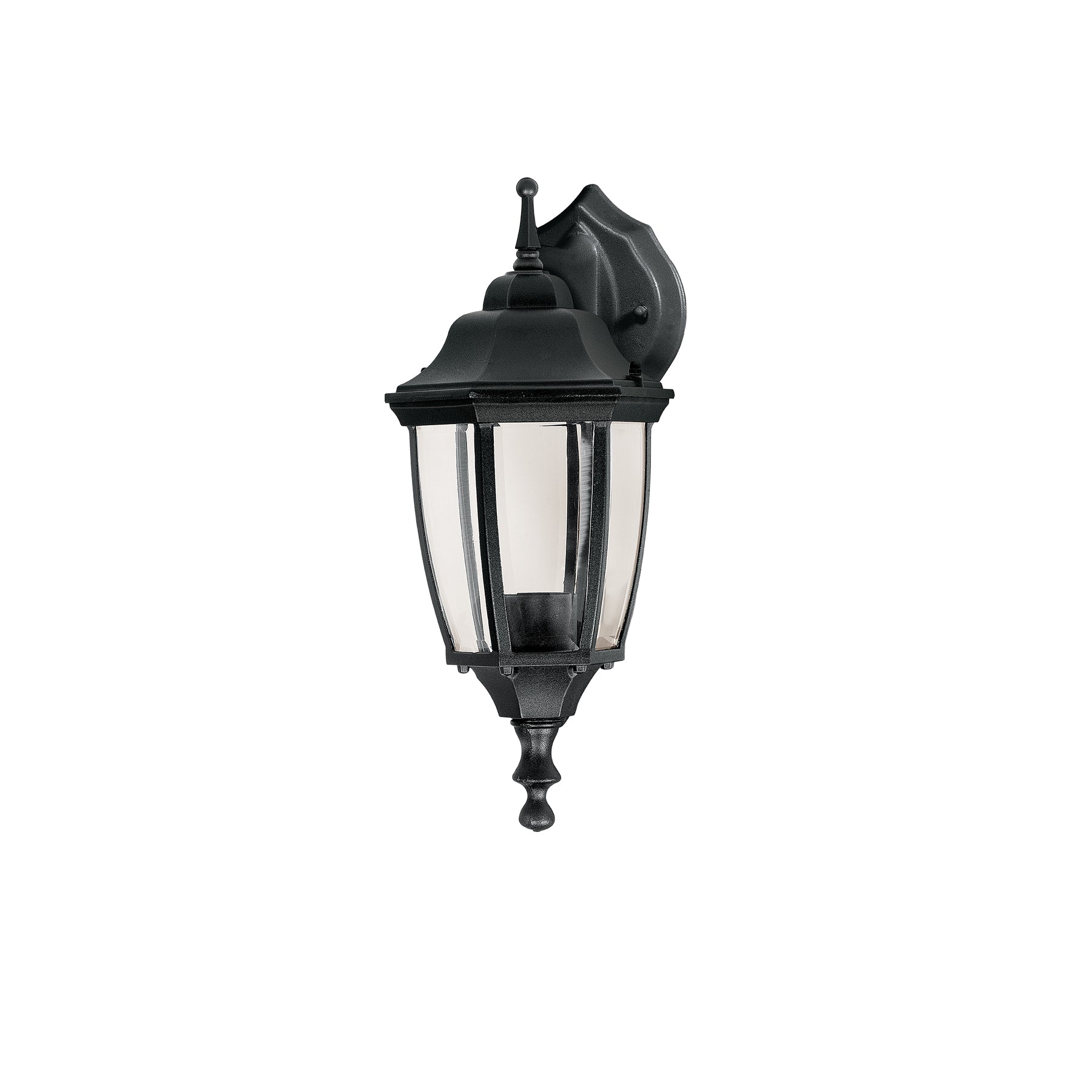 Arbotante farol suspendido, negro, 1XE26