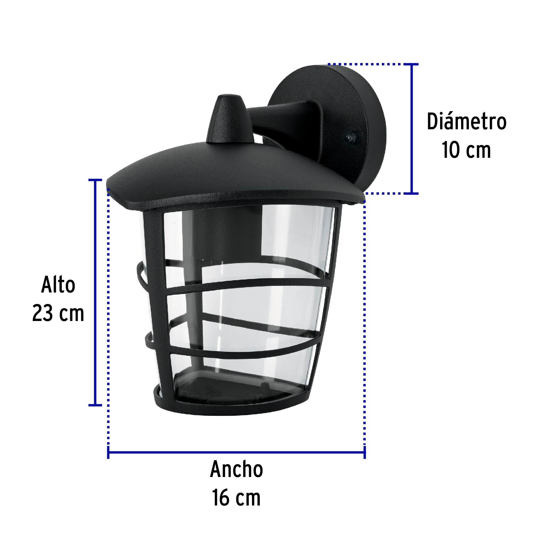 Arbotante farol soportado,diseño moderno,lámpara no incluida