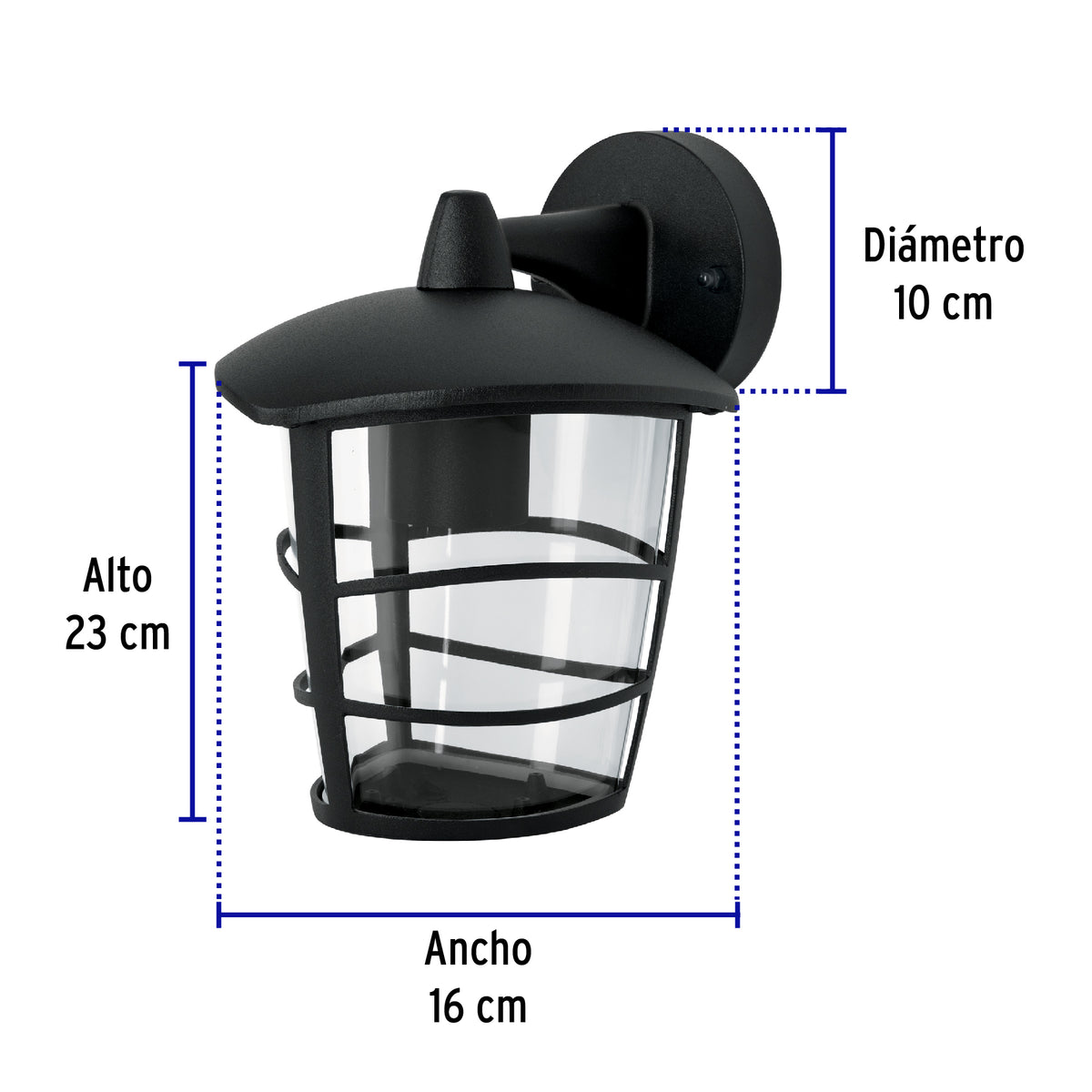 Arbotante farol soportado,diseño moderno,lámpara no incluida