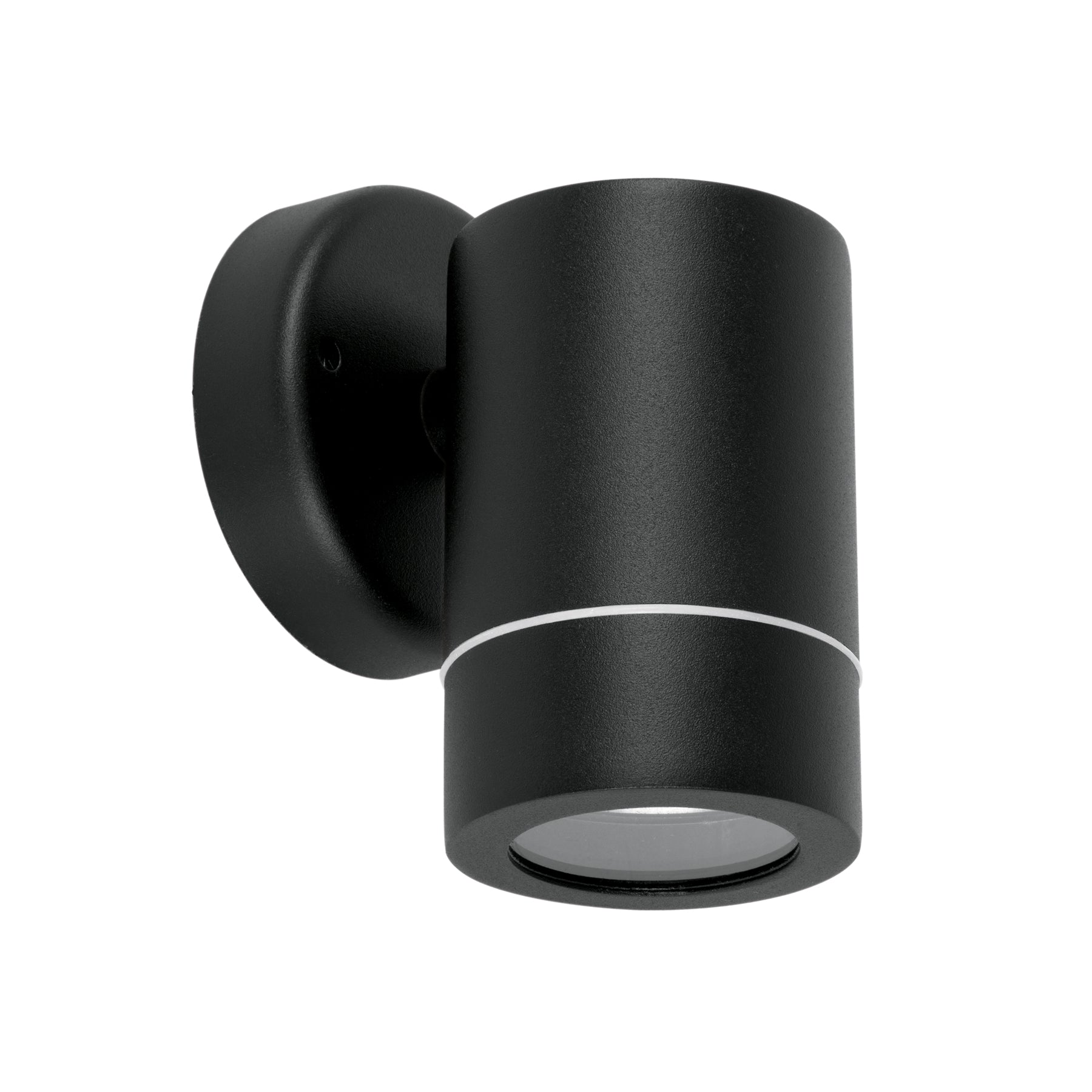 Arbotante exterior, cilíndrico, spot, 1xMR16GU10, negro