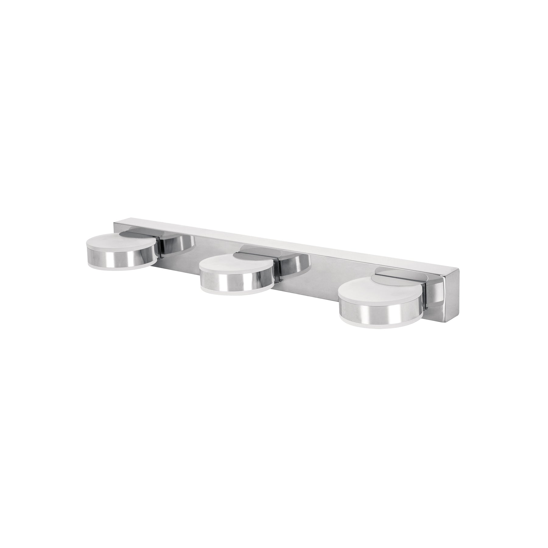 Arbotante decorativo, triple, cromado, 9 W, LED