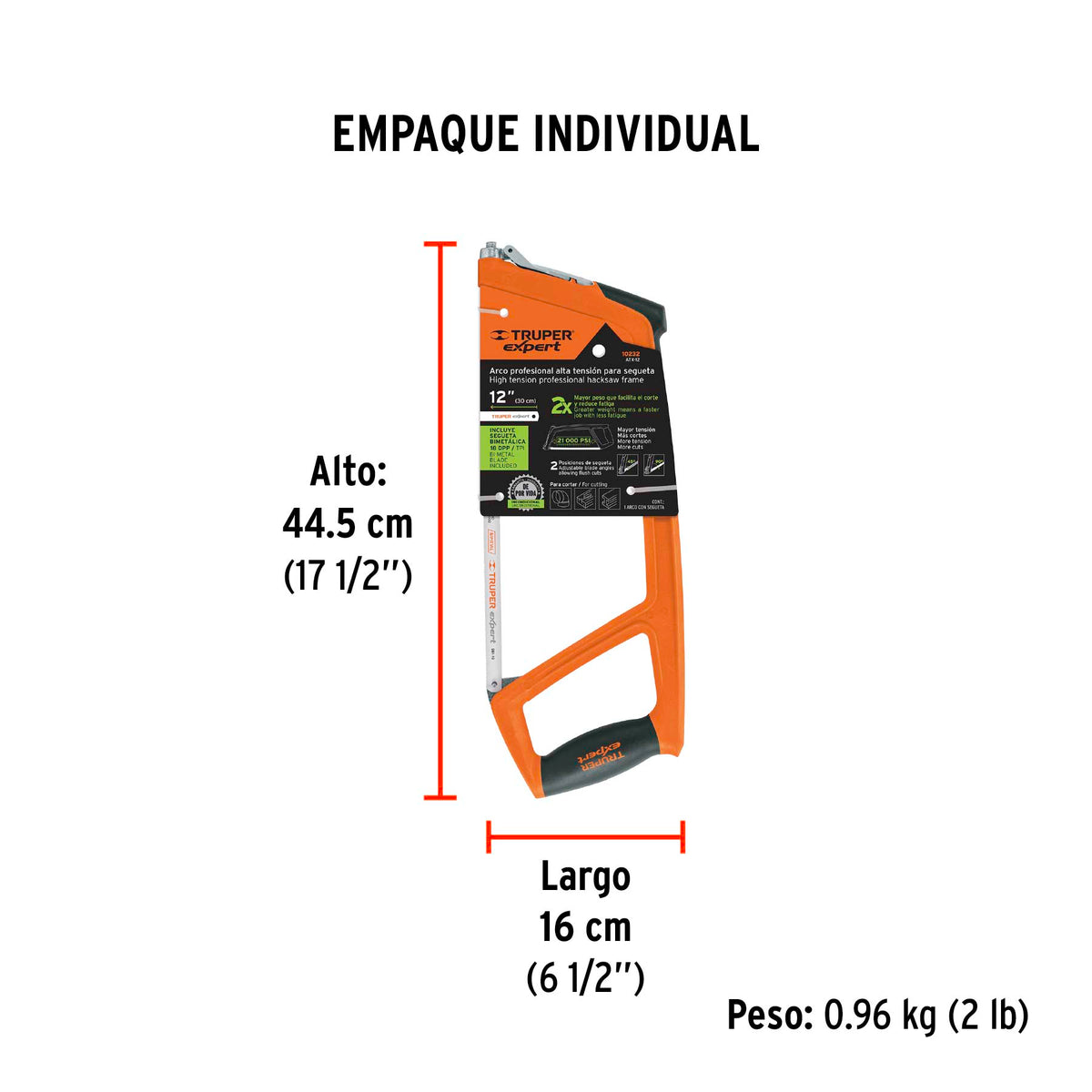 Arco profesional extra pesado 1 kg