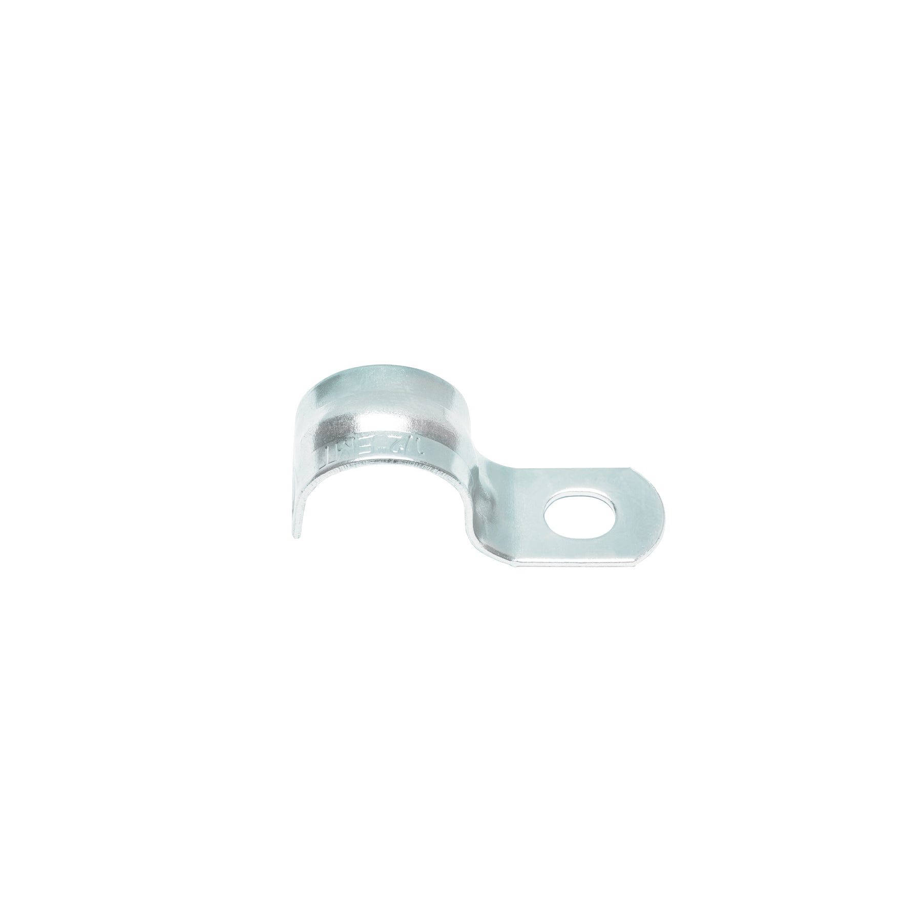 Abrazadera de tubo tipo uña 1/2", bolsa con 10 pzas, Volteck