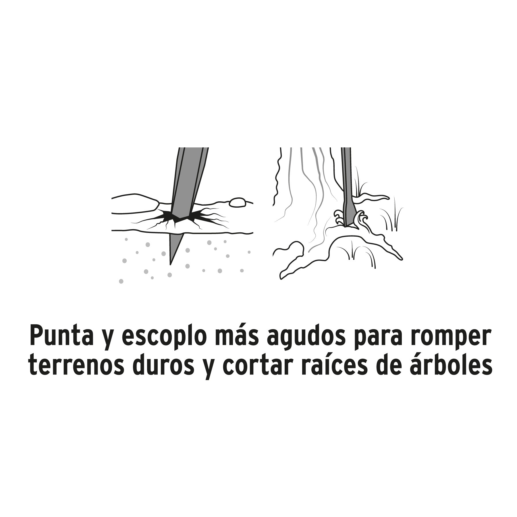 Barreta de punta de 1" x 175 cms