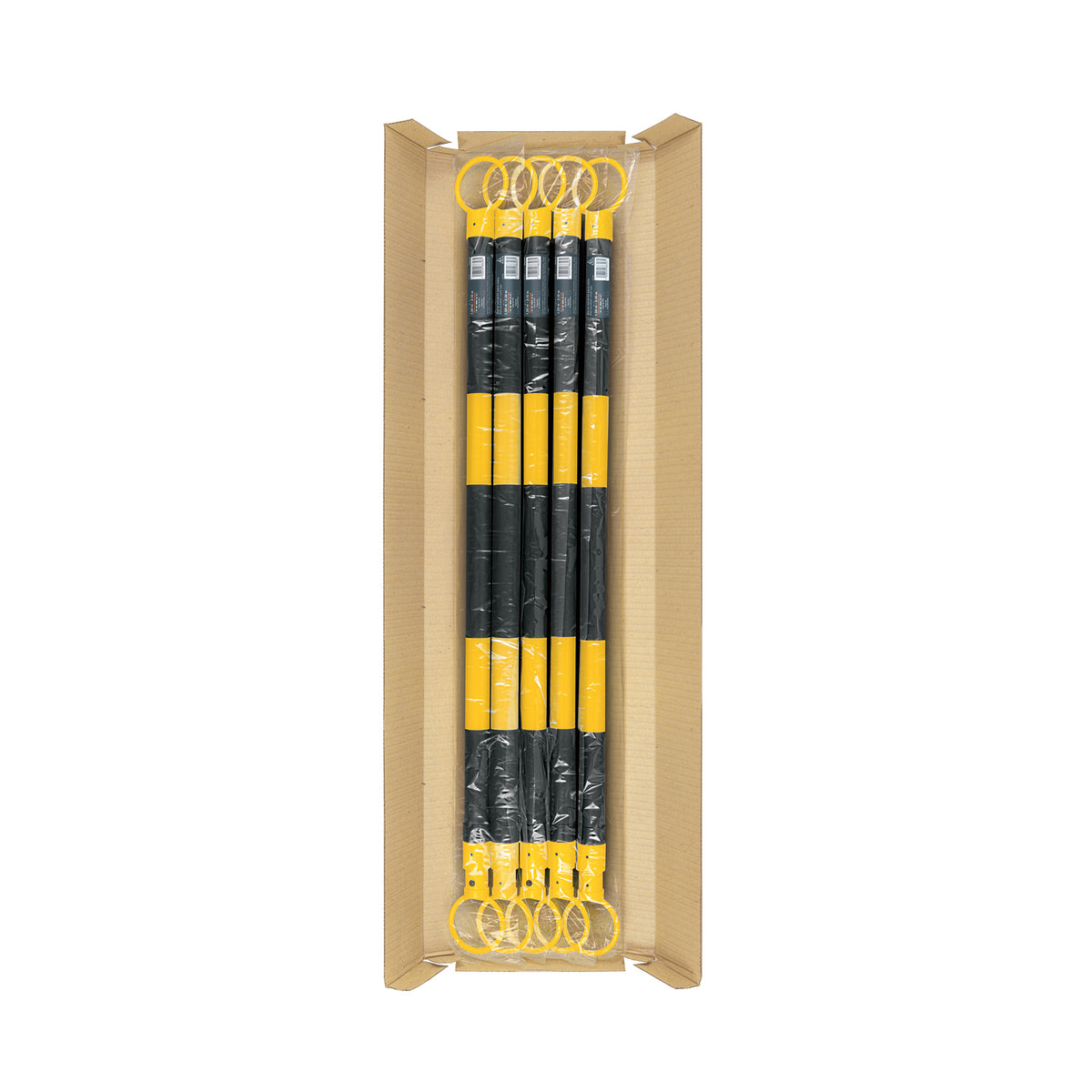 Barra extensible de 1.3 a 2.1 m reflejante para conos