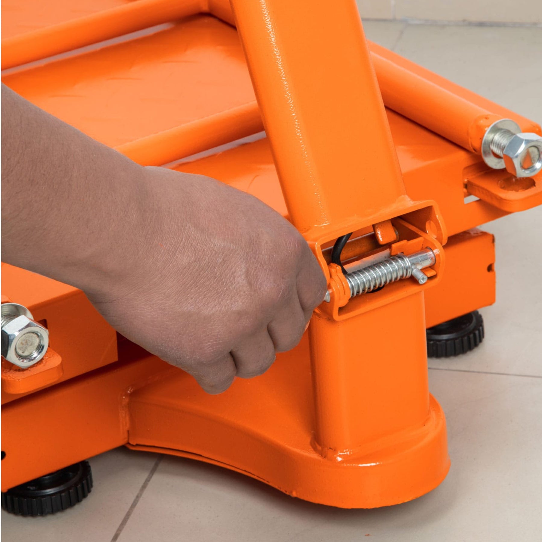 Báscula plegable de plataforma capacidad 500 Kg.