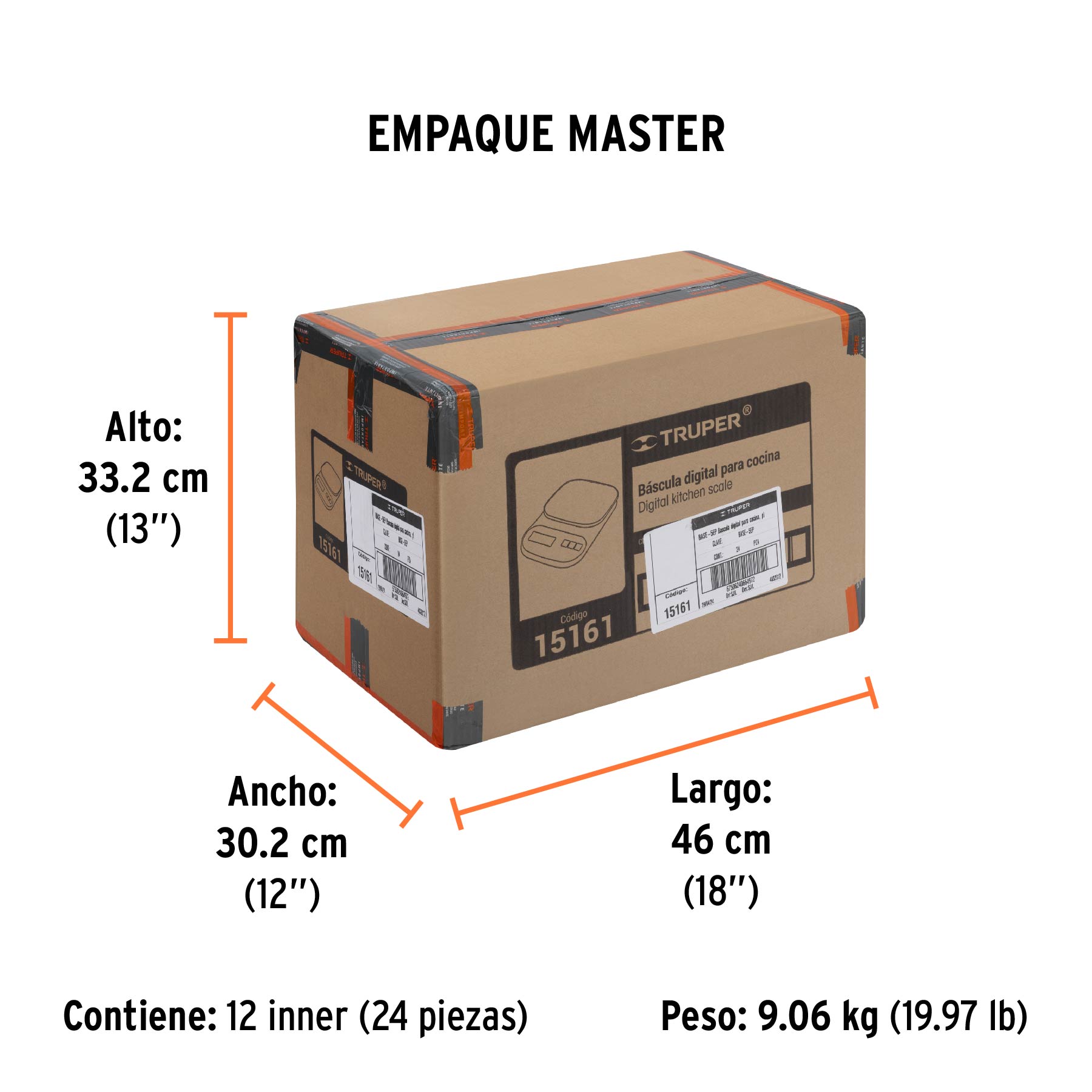 Báscula digital base plástica para cocina capacidad 5kg