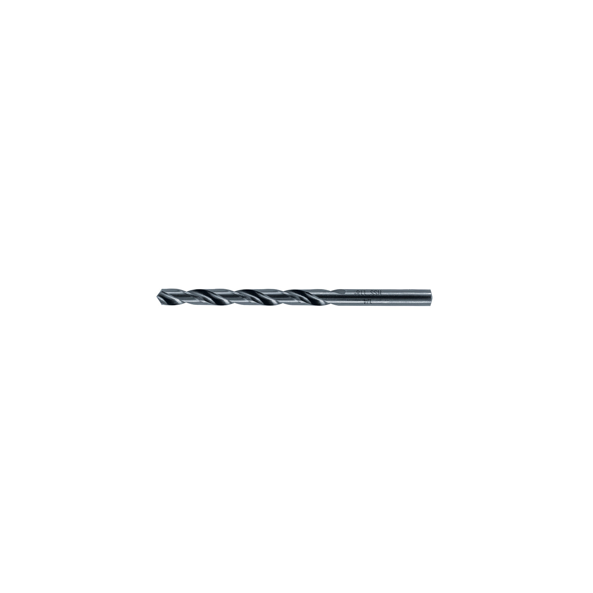 Broca de alta velocidad, oxido negro, 1/4"