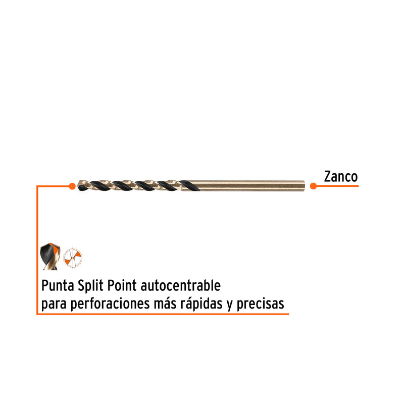 Broca HSS 3.0 mm Trugold para metal, TRUPER EXPERT