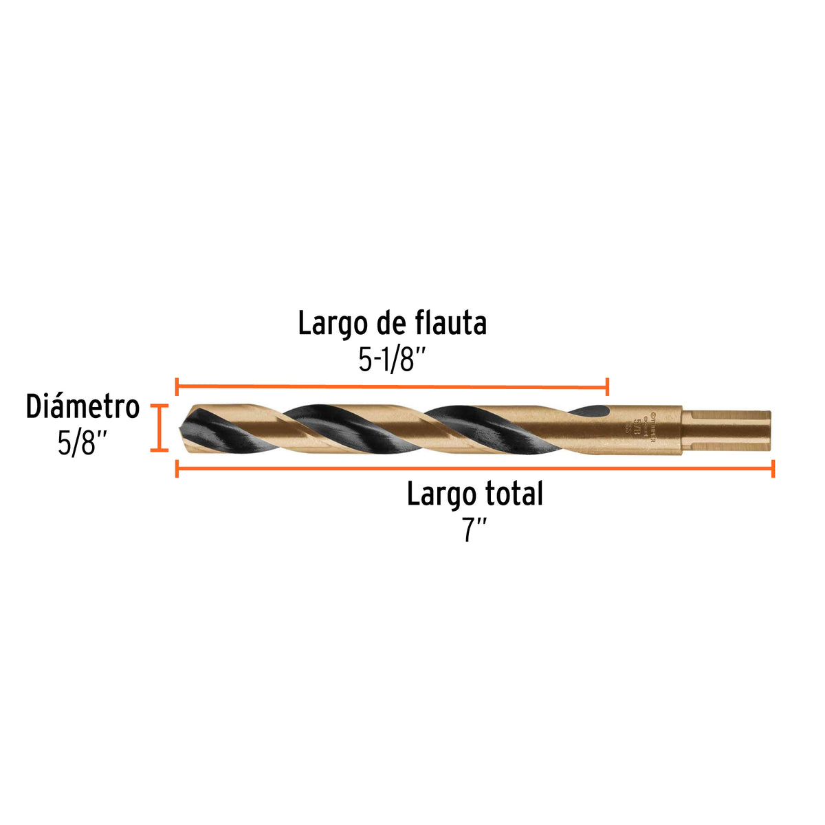 Broca de alta velocidad 5/8"