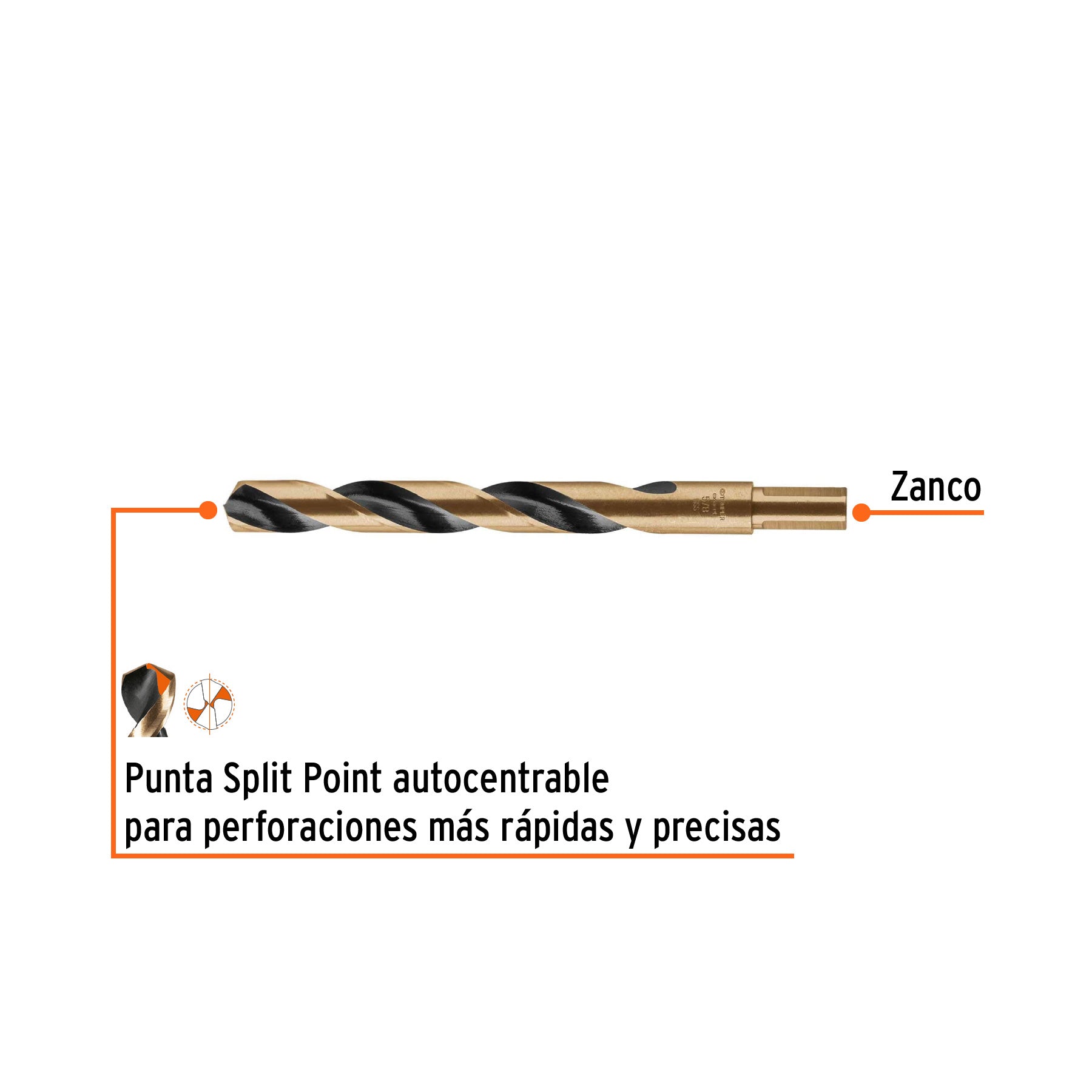 Broca de alta velocidad 5/8"