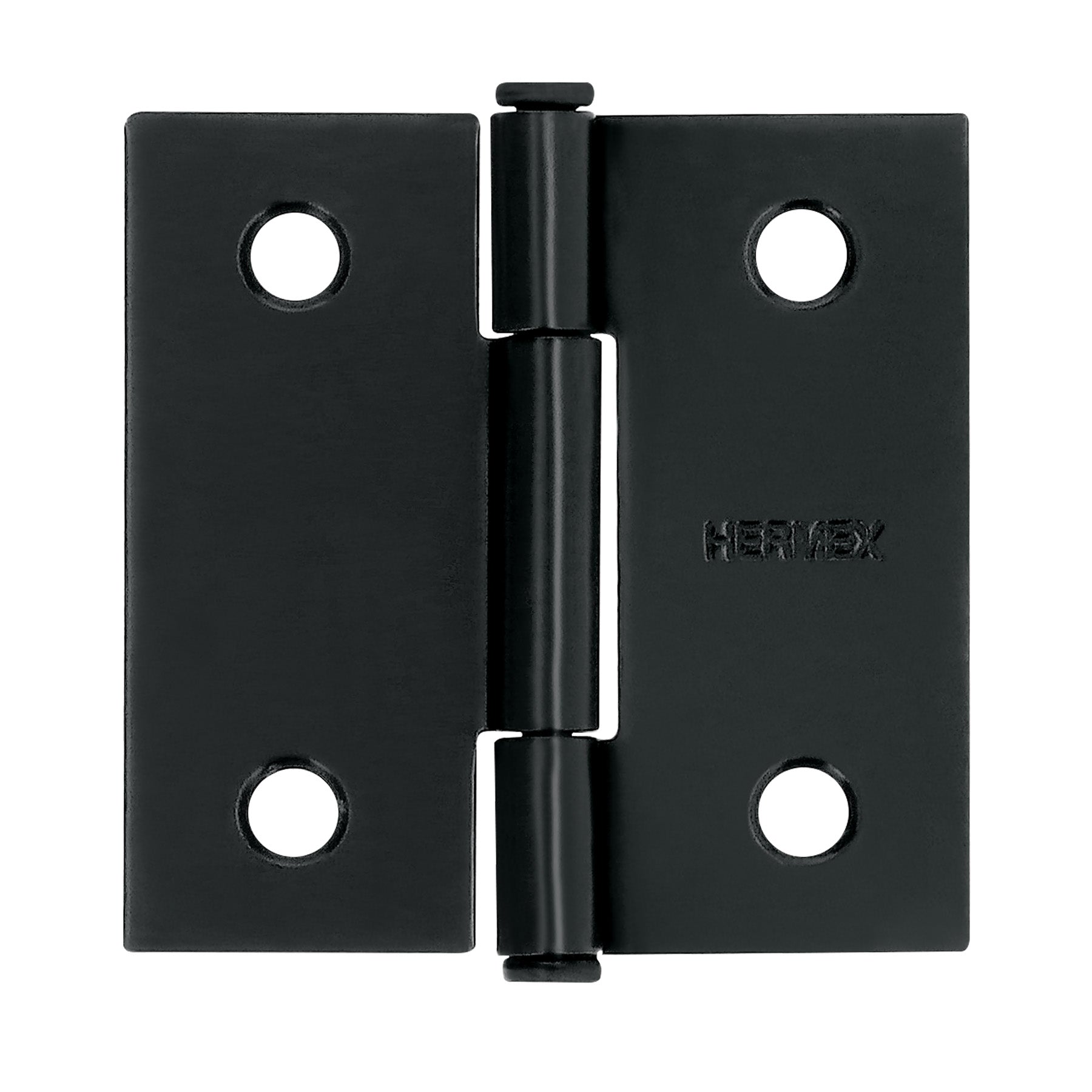 Bisagra cuadrada 2' acero negro, cabeza plana, Hermex