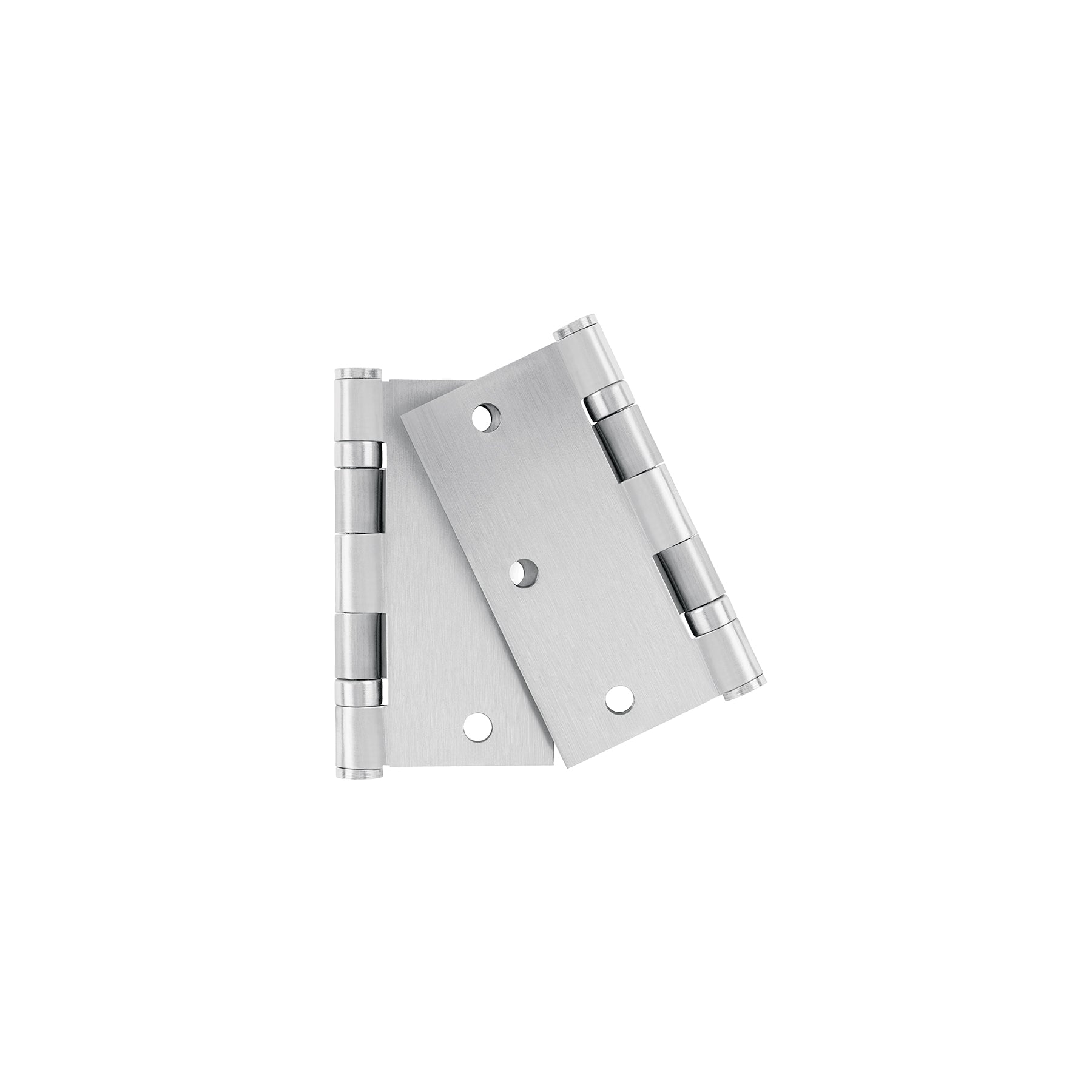 Bolsa c/2 bisagras cuadradas 3-1/2' acero inox, plana